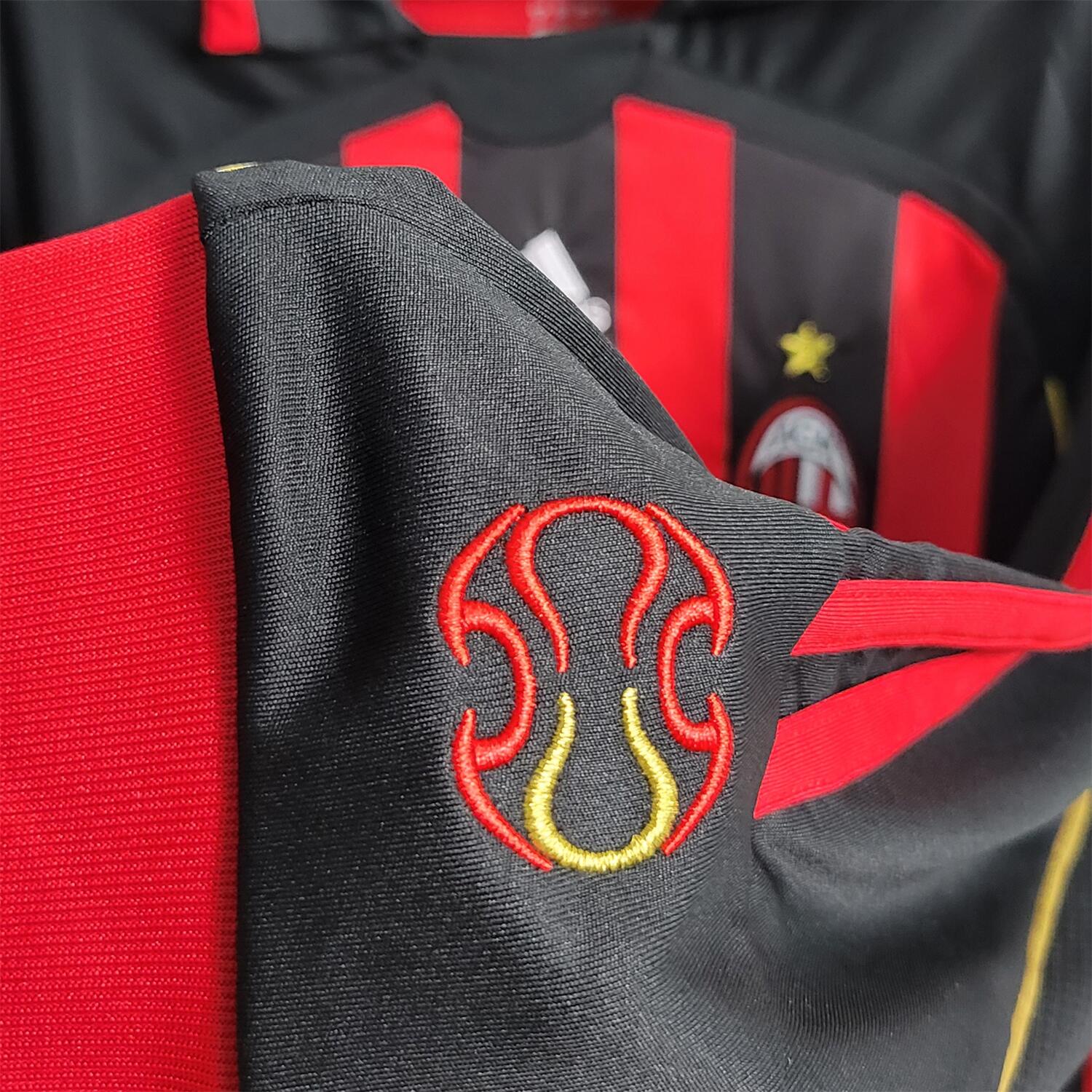 TKH-turbokithub-Retro AC Milan 06-07 Home Stadium Long Sleeve Jersey