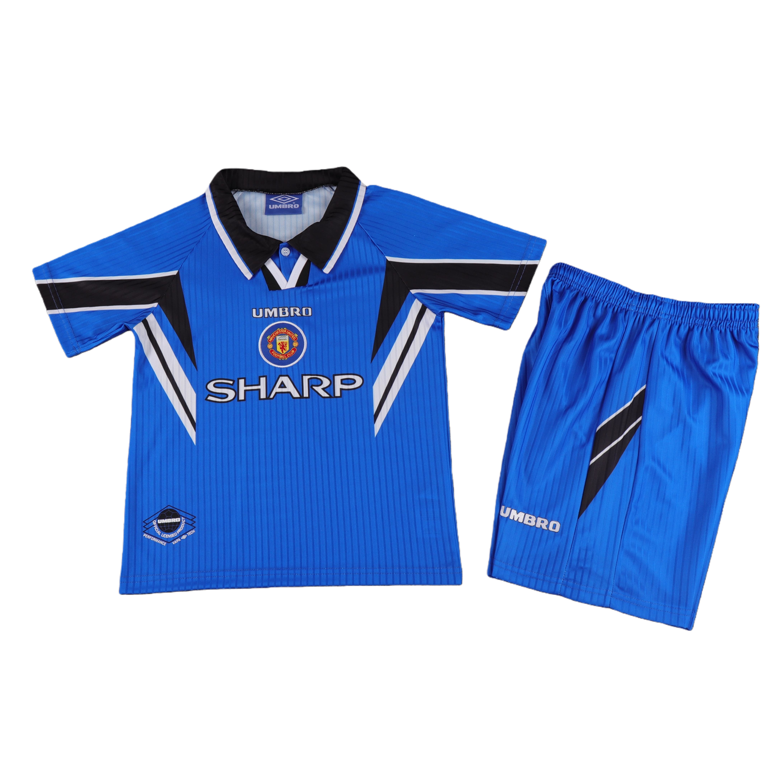 TKH-turbokithub-Retro Manchester United 1996-98 Away Kids Kit