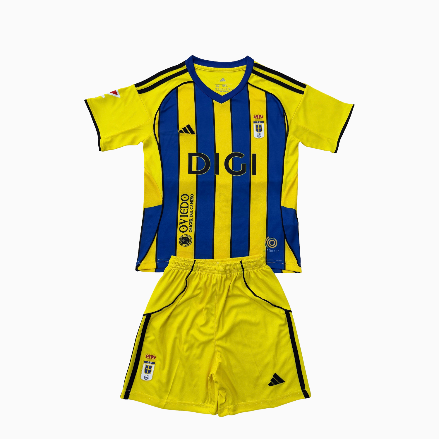 TKH-turbokithub-Real Oviedo 25-26 Away Men's Adult Jersey Set - Fans Version