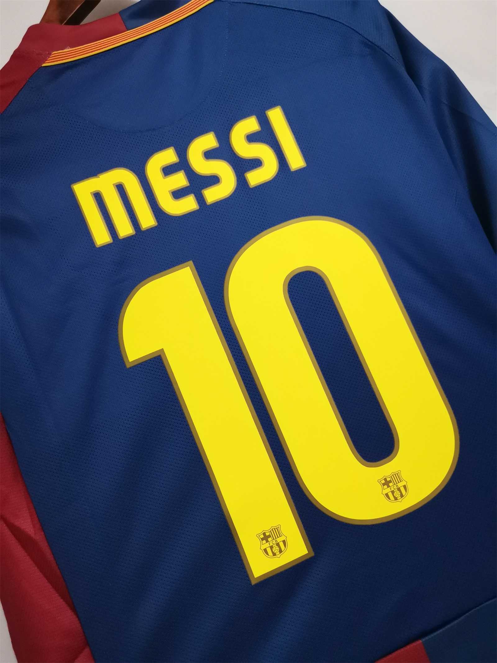 TKH-turbokithub-Retro Barcelona 08-09 Home Long Sleeve Jersey