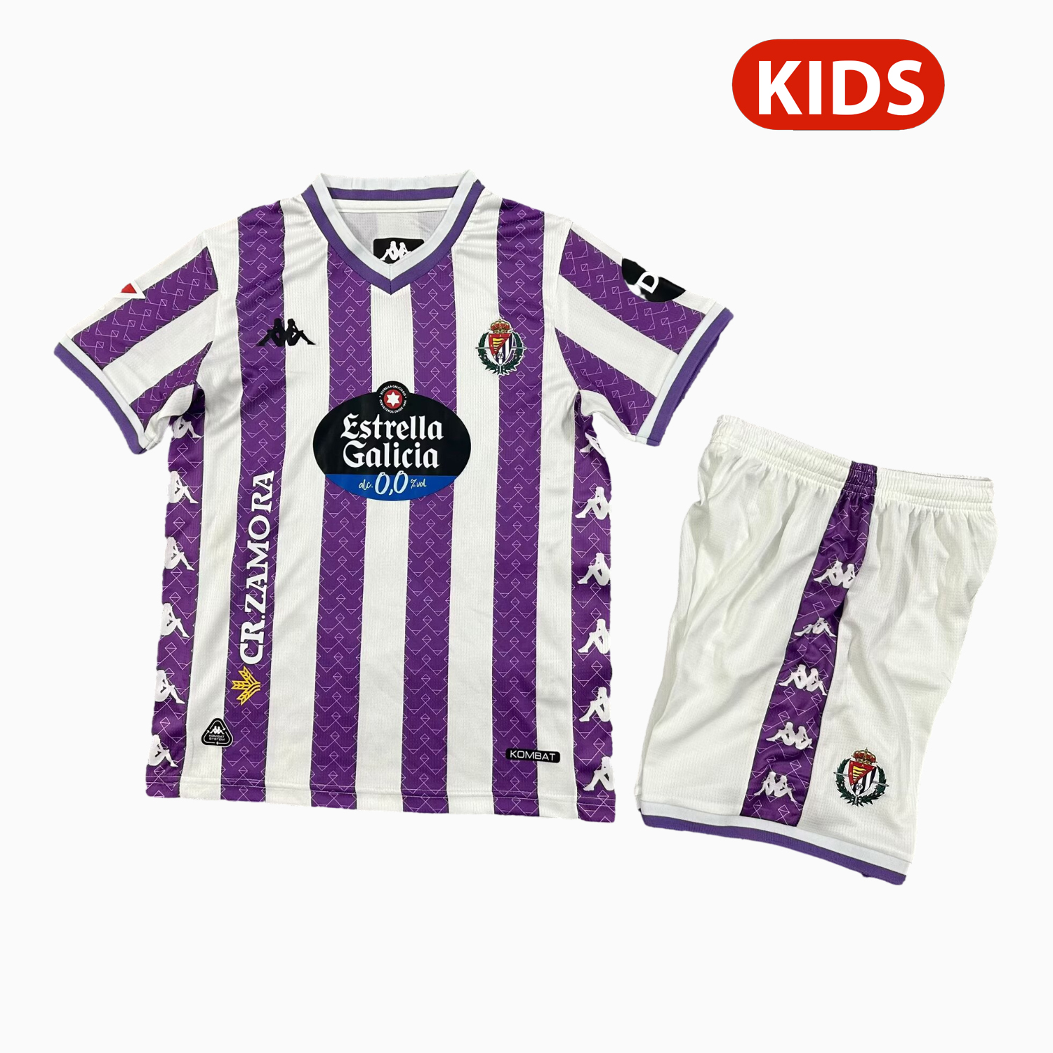 TKH-turbokithub-Real Valladolid 25-26 Home Kids Kit