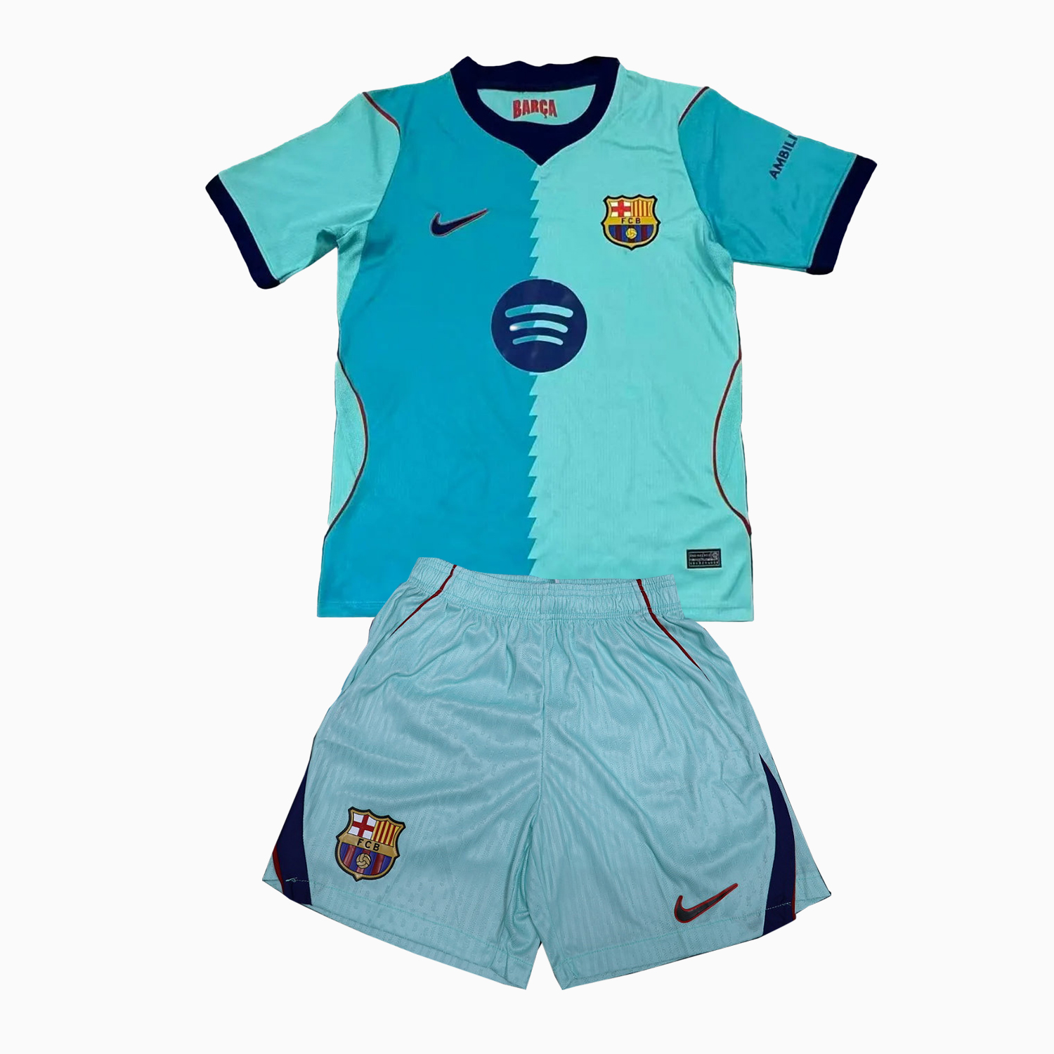 TKH-turbokithub-Barcelona 26-27 Third Kids Kit - Player Version