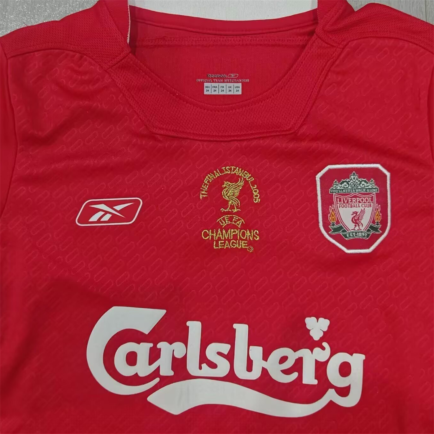TKH-turbokithub-Retro Liver.pool 2004-05 Home Kids Kit