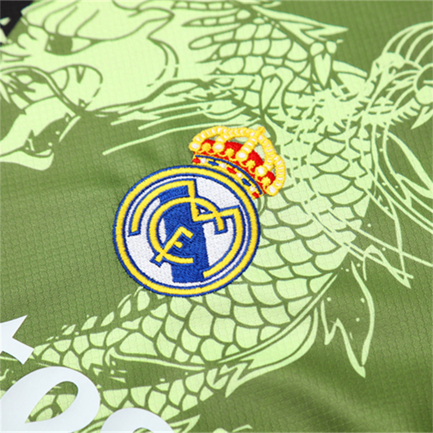 TKH-turbokithub-Real Madrid 25-26 Short-Sleeve Training Set - Green Black Top & Black Shorts