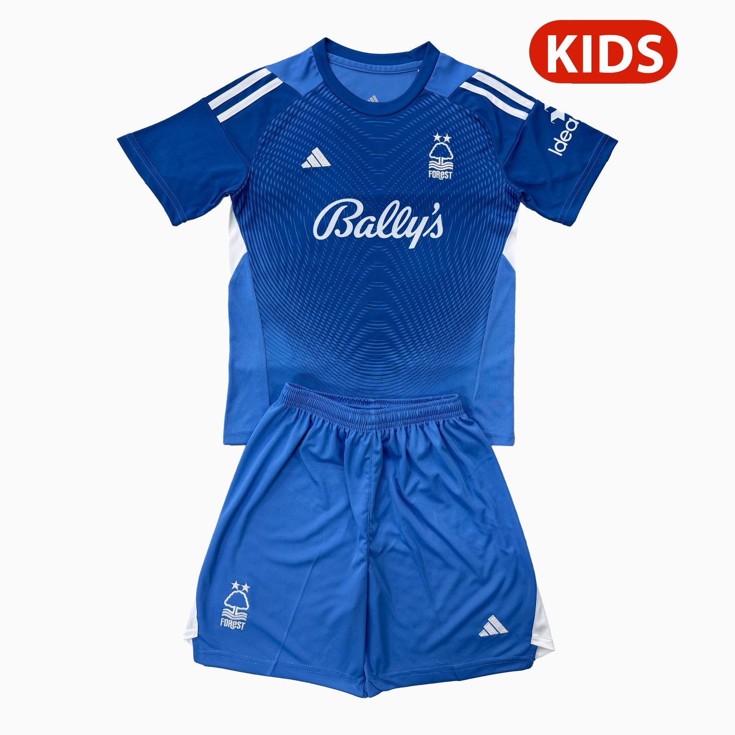 TKH-turbokithub-Nottingham Forest 25-26 Blue Goalkeeper Kids Kit