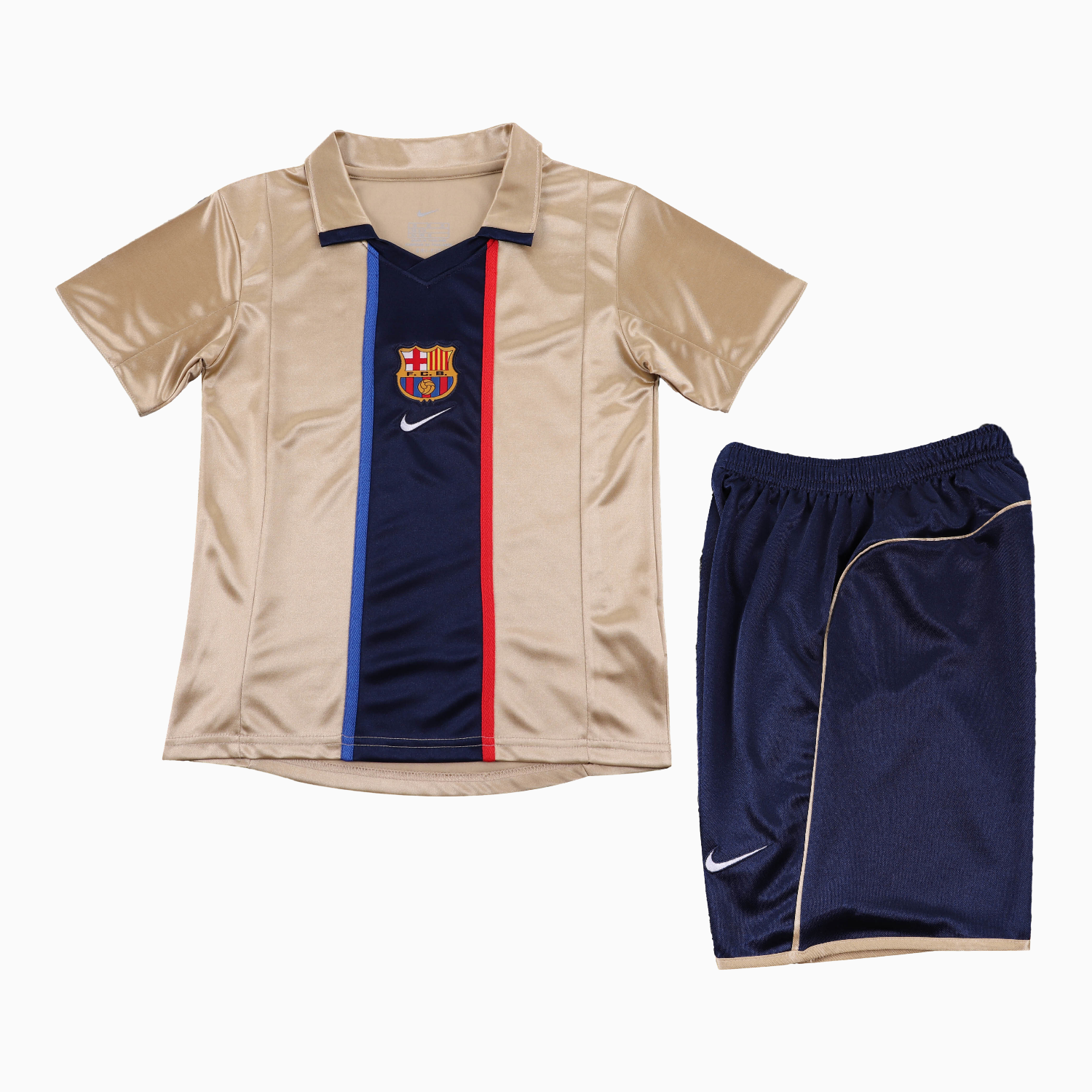 TKH-turbokithub-Retro Barcelona 2001-02 Away Kids Kit