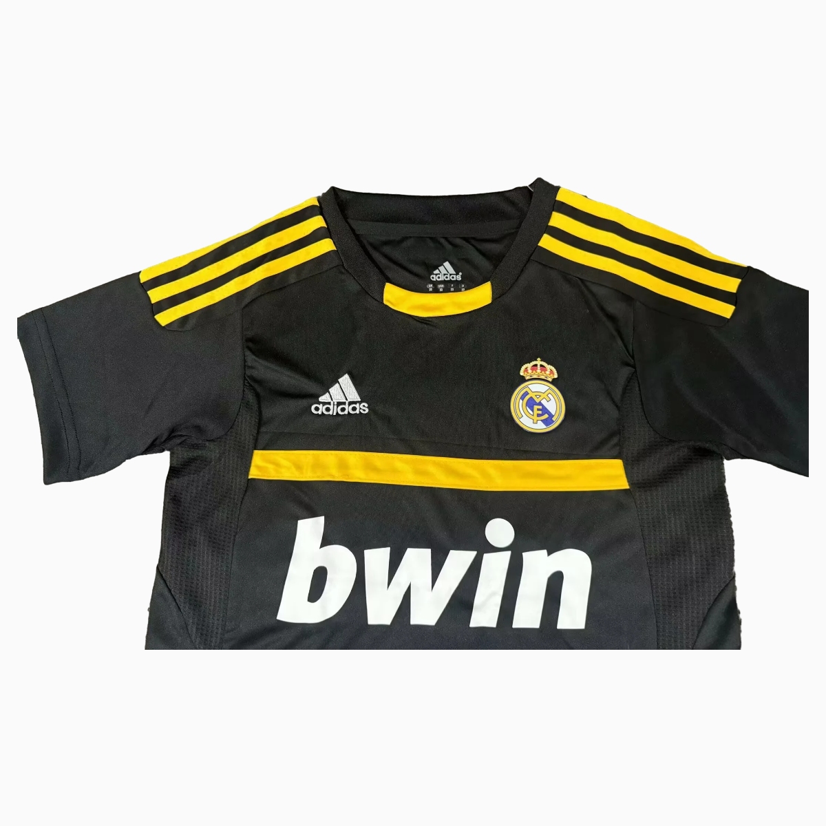 TKH-turbokithub-Retro Real Madrid 11-12 Black Goalkeeper Kids Kit
