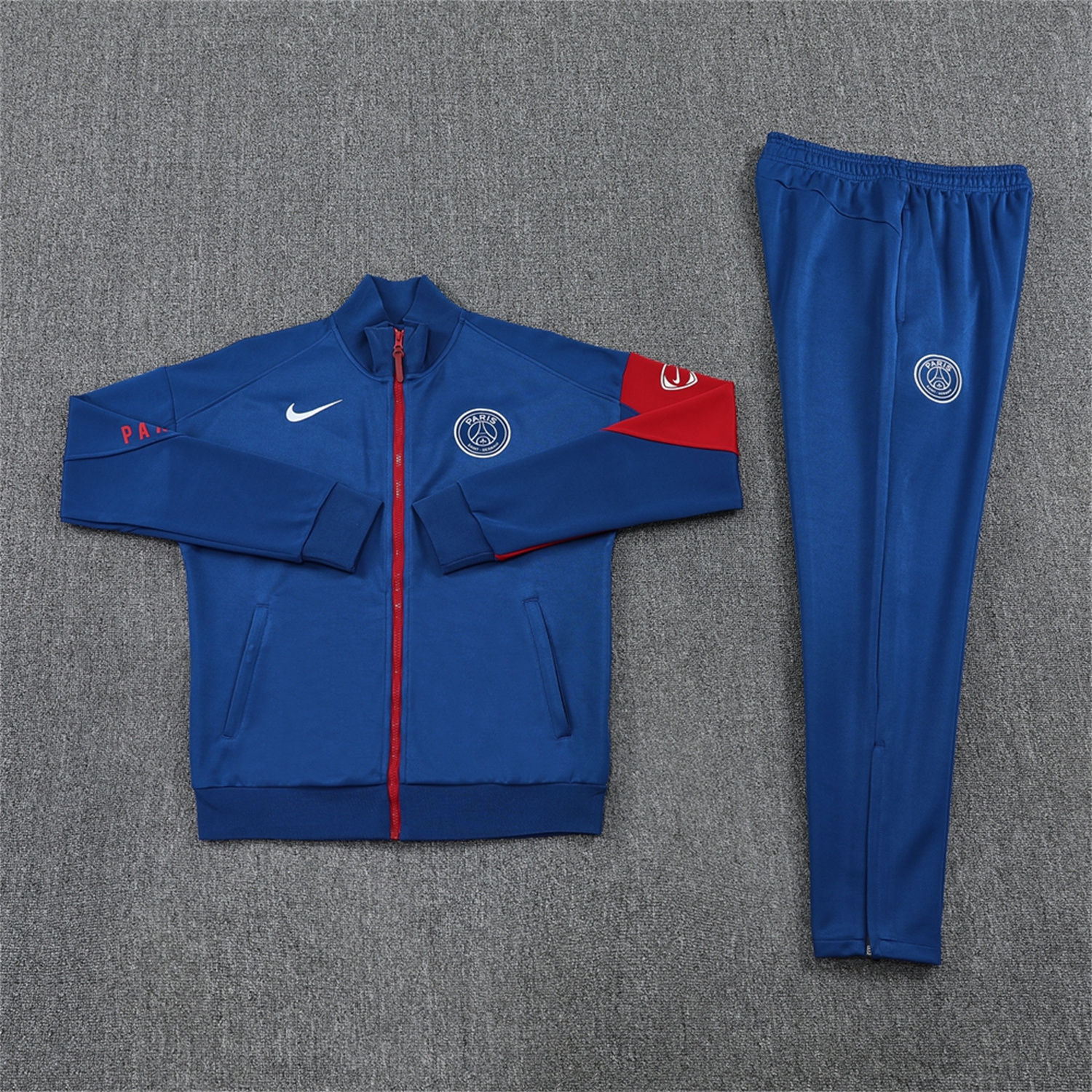 TKH-turbokithub-Paris Saint-Germain PSG 25-26 Jacket Training Tracksuit - Blue Jackets and Pants