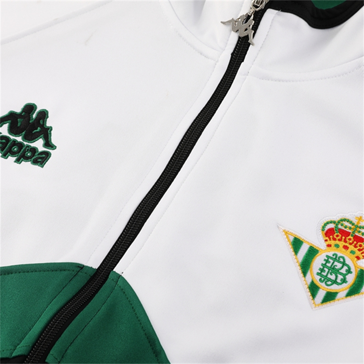 TKH-turbokithub-Real Betis 25-26 Jacket Training Tracksuit - Green White Black Throwback Jackets & Black Pants