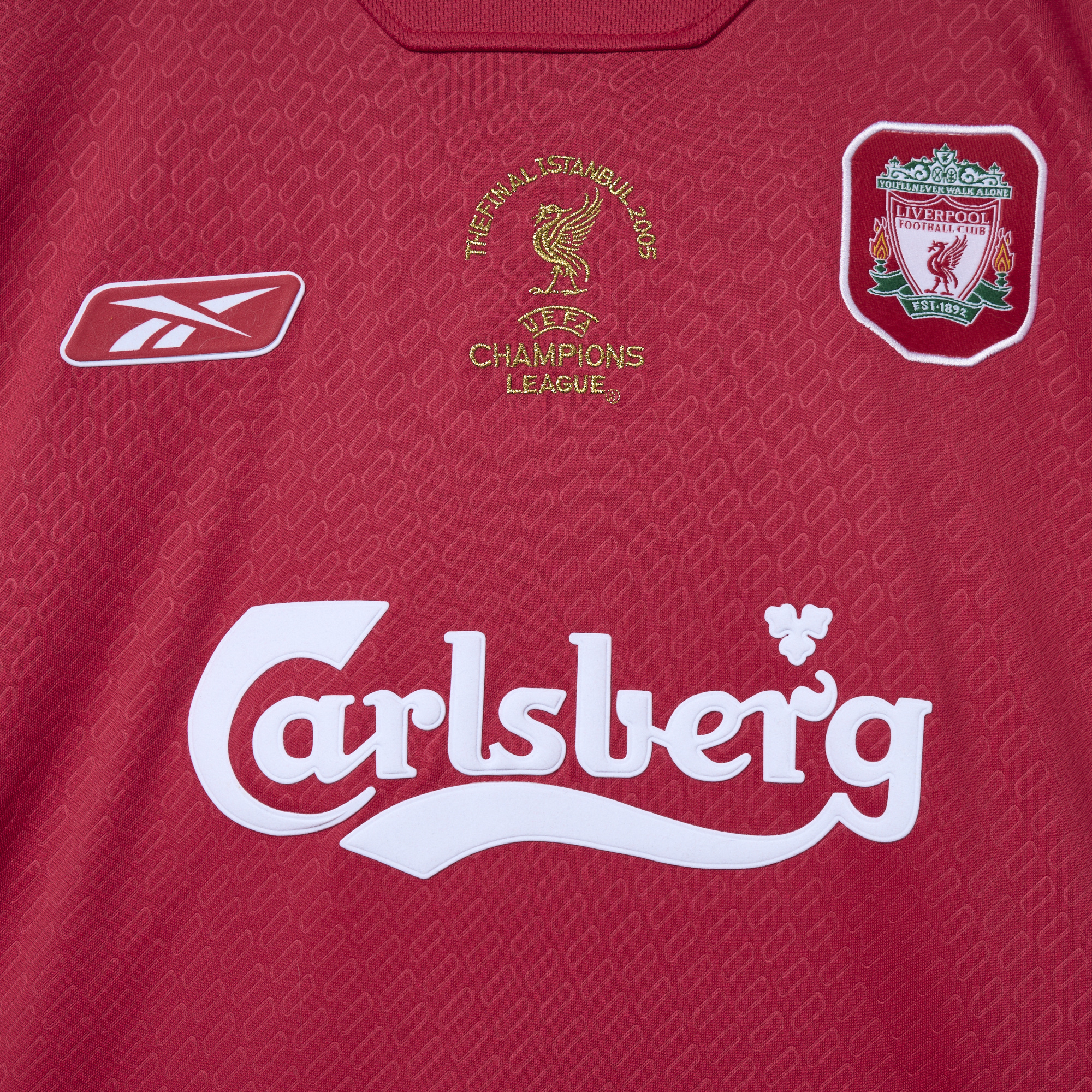 TKH-turbokithub-Retro Liver.pool 2005 Home Stadium Jersey - with UEFA Champions League Final Patch