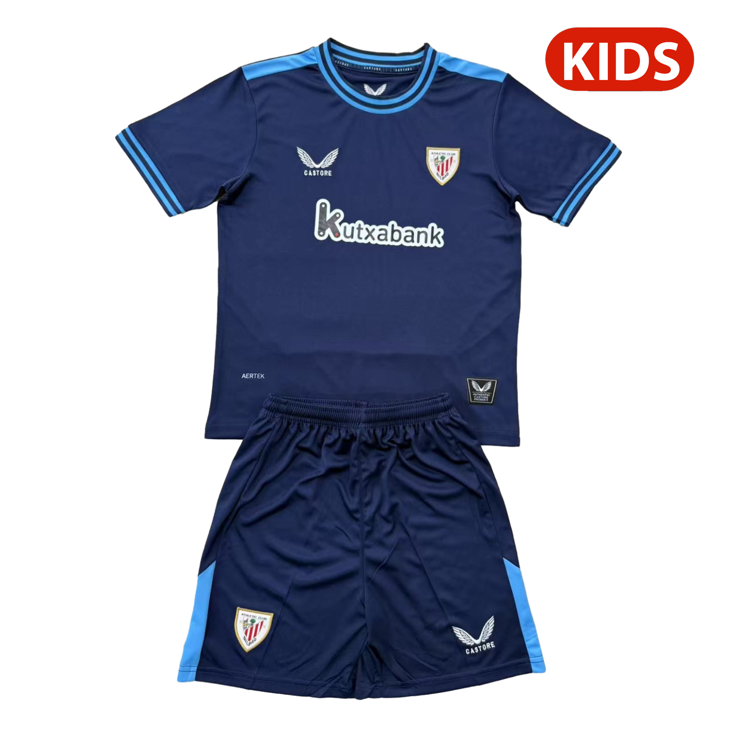 TKH-turbokithub-Athletic Bilbao 25-26 Away Kids Kit