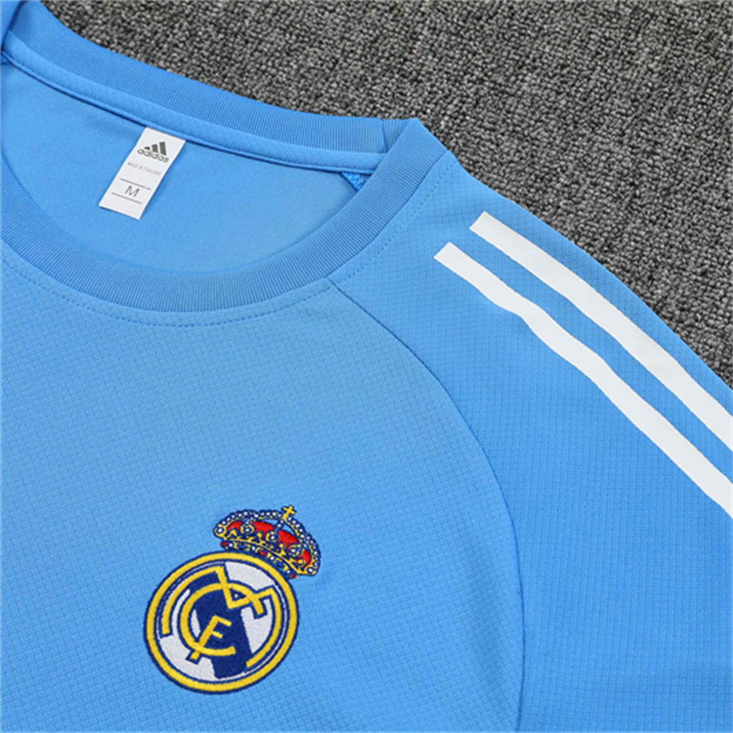 TKH-turbokithub-Real Madrid 25-26 Short-Sleeve Training Set - Sky Blue Top and Sky Blue Shorts