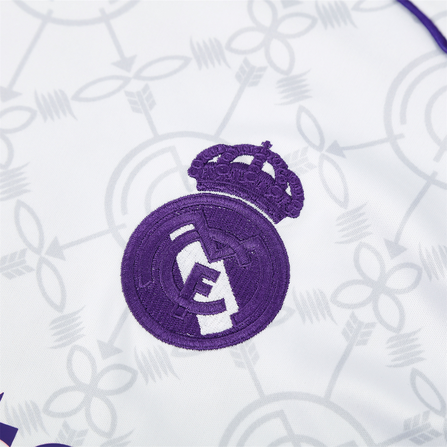 TKH-turbokithub-Real Madrid 25-26 Short-Sleeve Training Set - Blue Edge White Top & Black Shorts