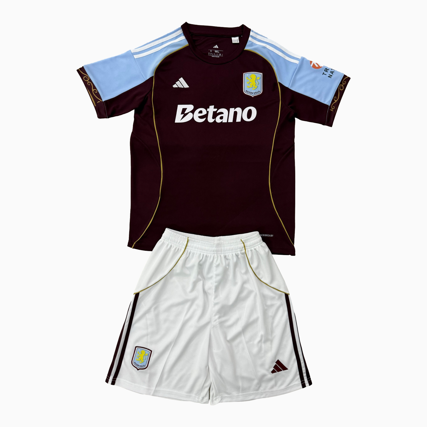 TKH-turbokithub-Aston Villa 25-26 Home Men's Adult Jersey Set - Fans Version