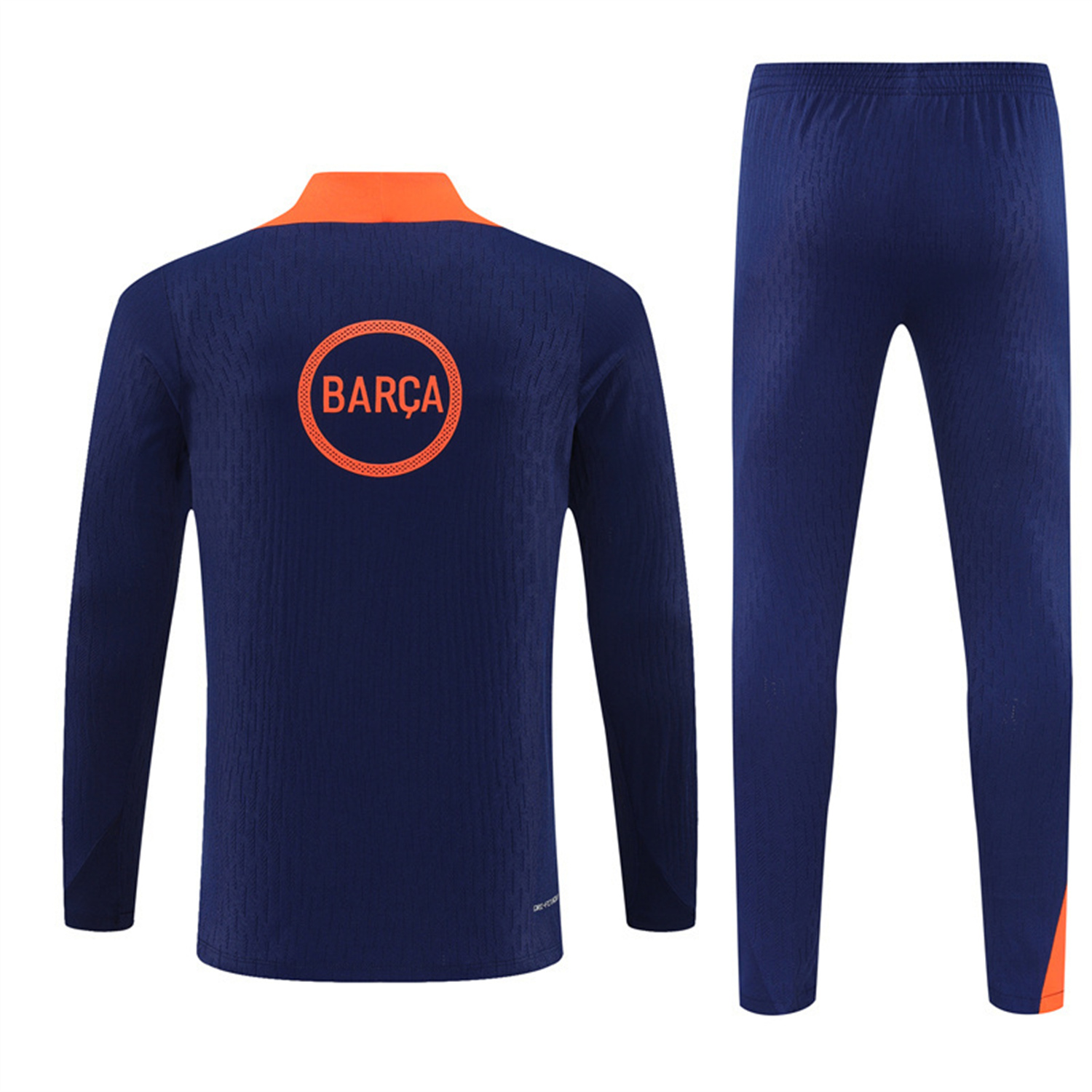 TKH-turbokithub-Barcelona 25-26 Long Sleeve Training Set - Red Blue Line Top & Blue Pants