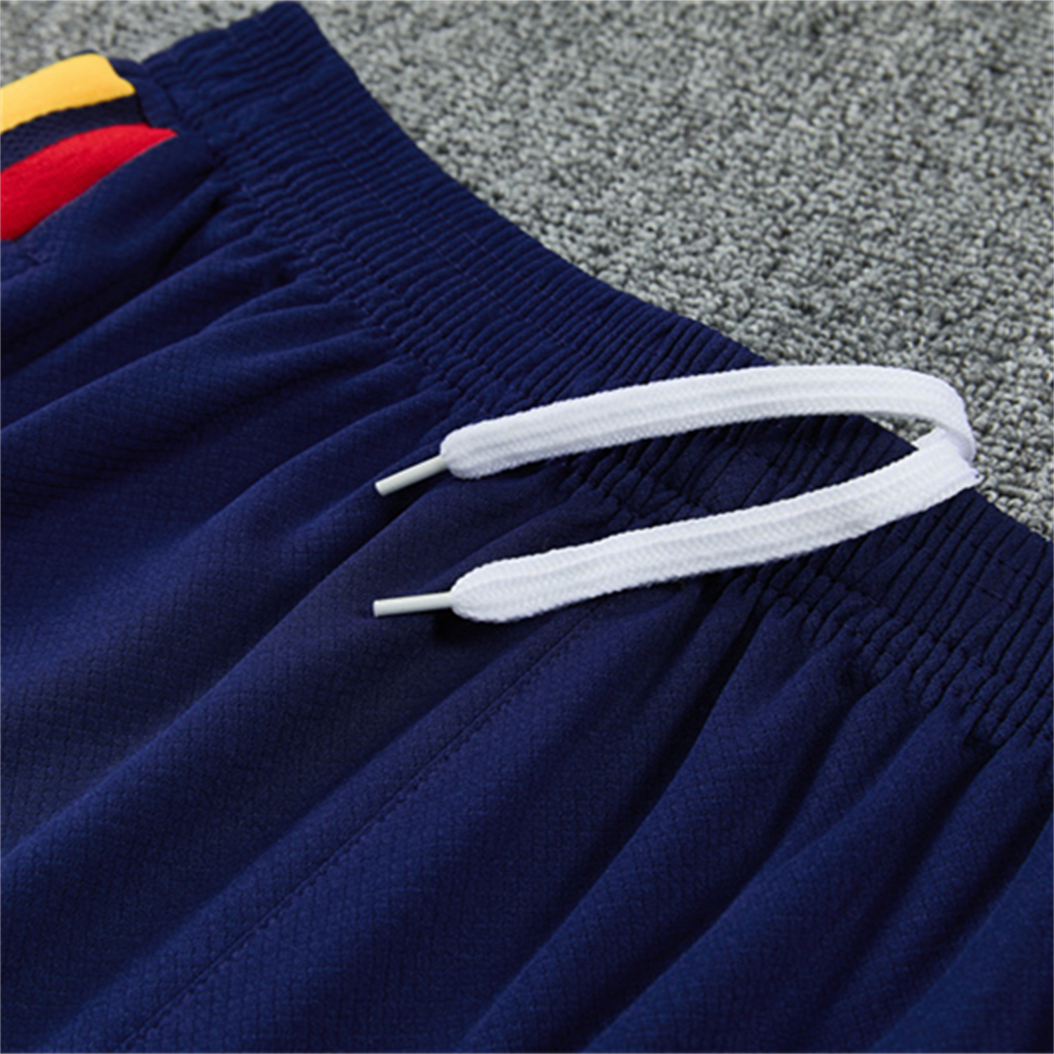TKH-turbokithub-Spain 2026 Short-Sleeve Training Set - Royal Blue And Yellow Top & Royal Blue Shorts