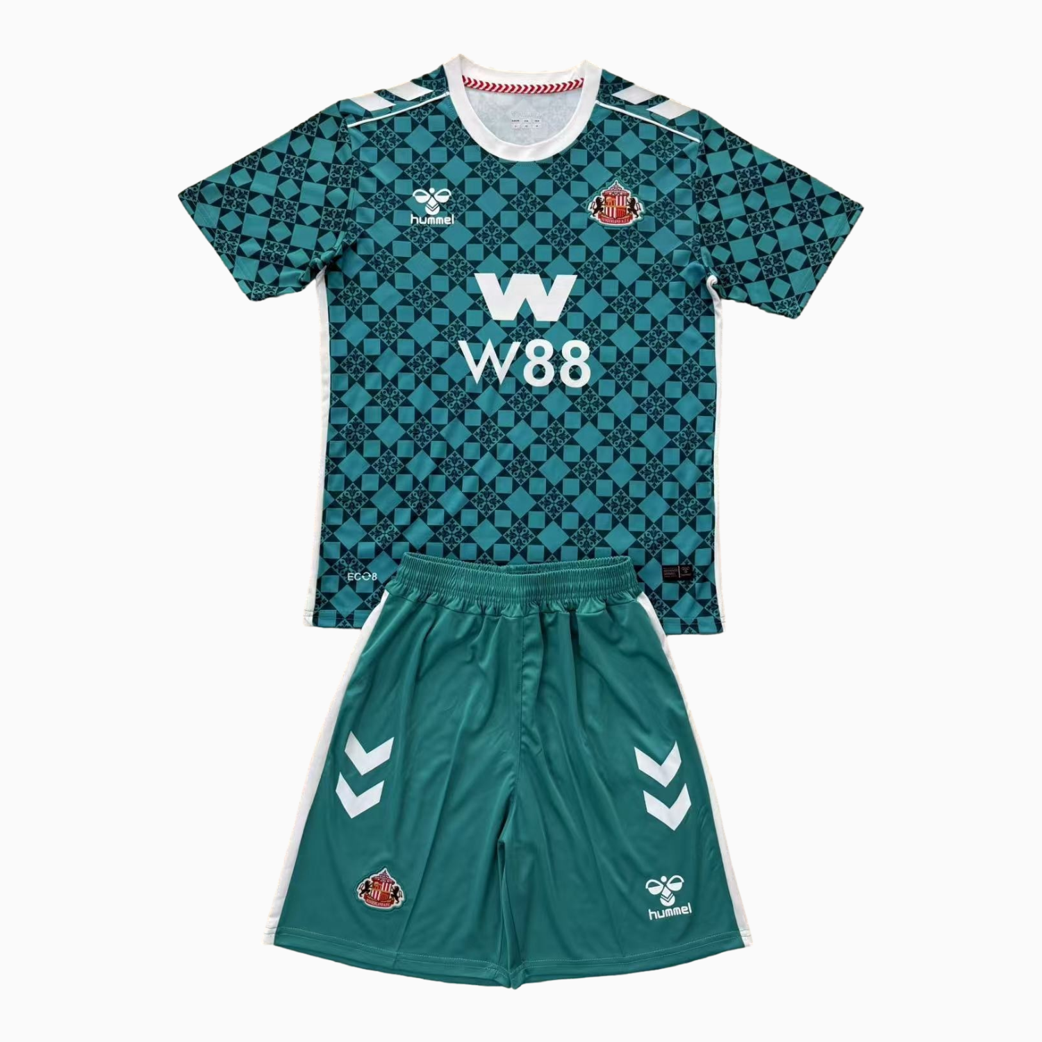 TKH-turbokithub-Sunderland 25-26 Green Goalkeeper Men's Adult Jersey Set - Fans Version