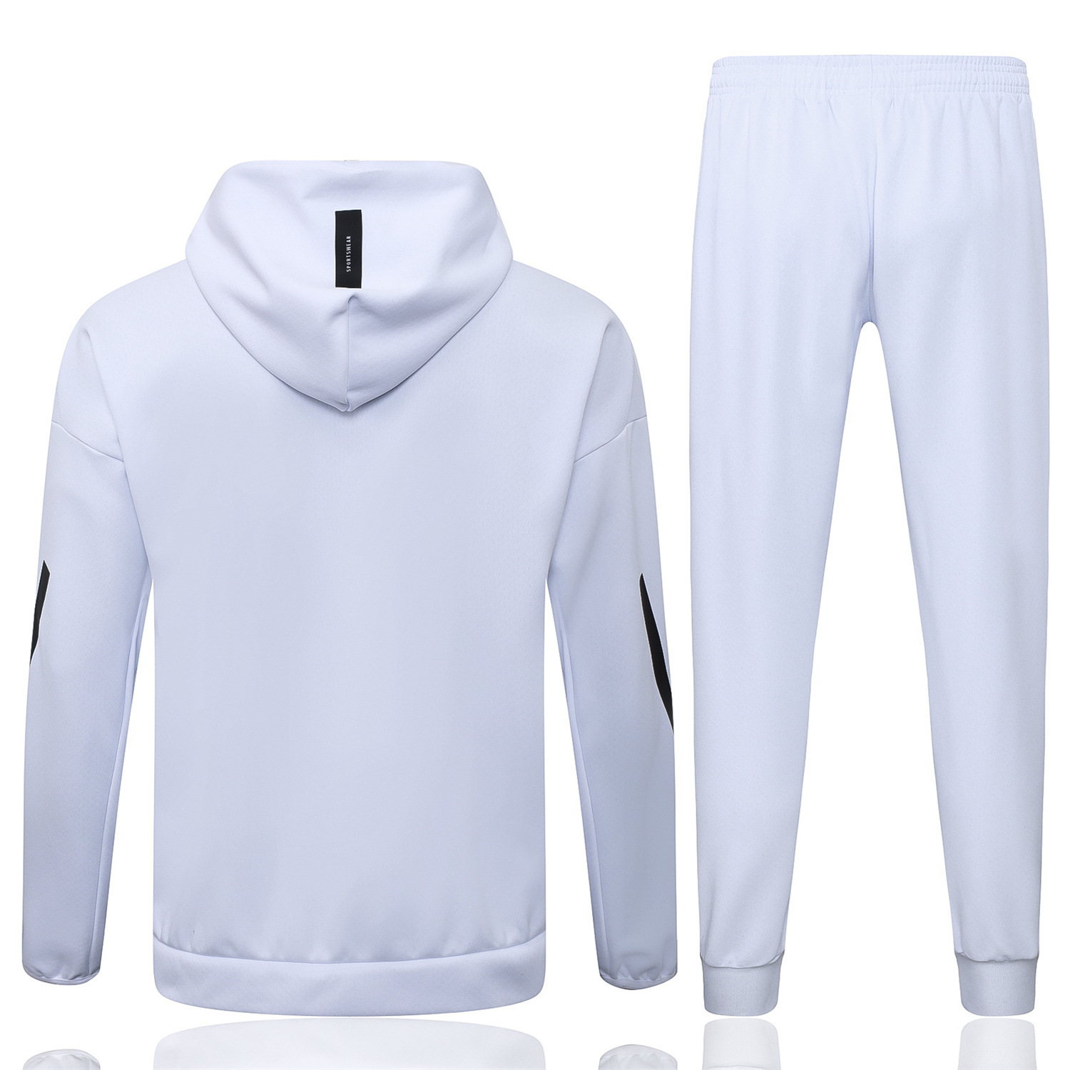 TKH-turbokithub-Ajax 25-26 Training Hoodie Set - White Hoodie and White Pants