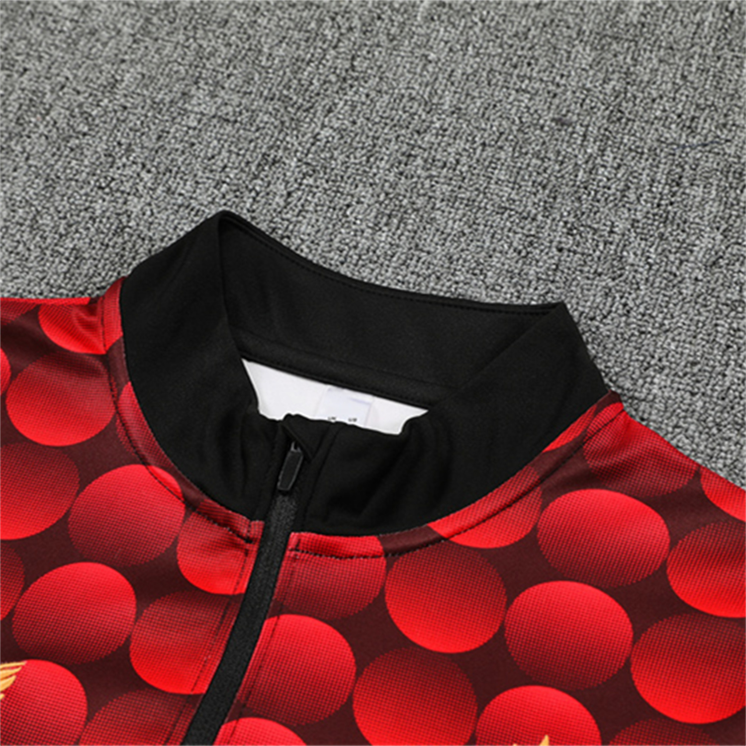 TKH-turbokithub-Feyenoord 25-26 Long Sleeve Training Set - Red Top & Black Pants