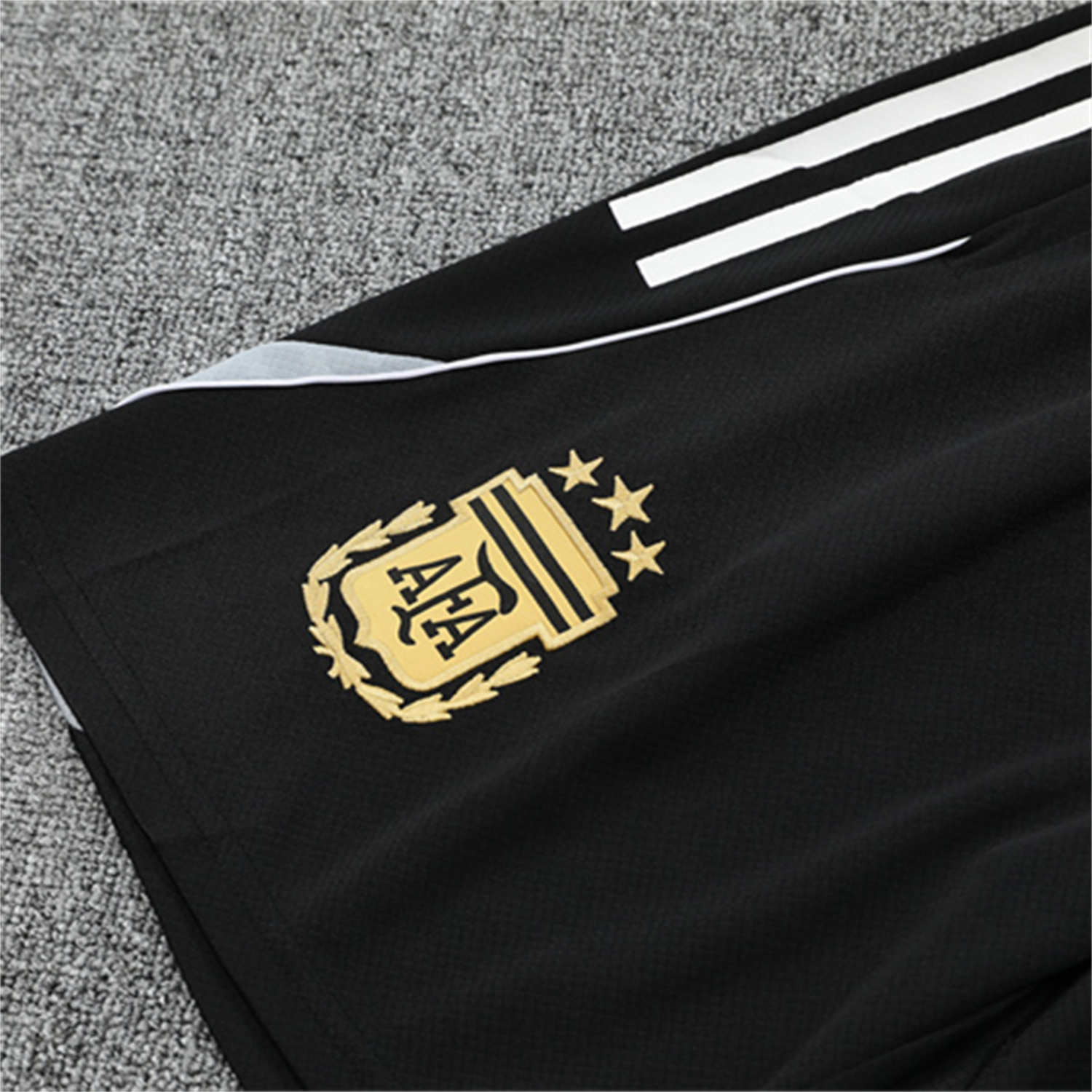 TKH-turbokithub-Argentina 25-26 Pre-Match Short-Sleeve Training Set - Black Top & Shorts