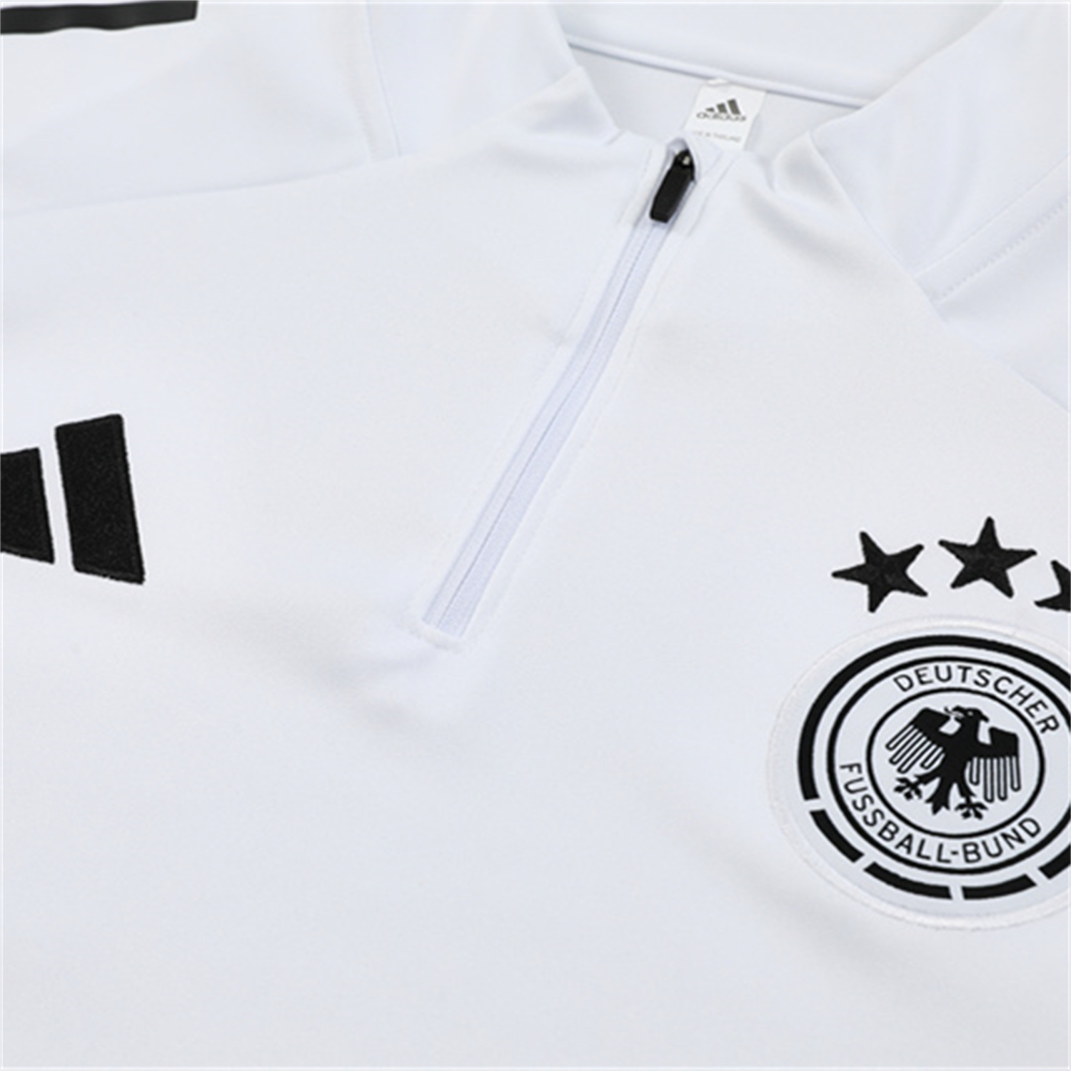 TKH-turbokithub-Germany 25-26 Kids Long Sleeve Training Set - White Top and Black Pants