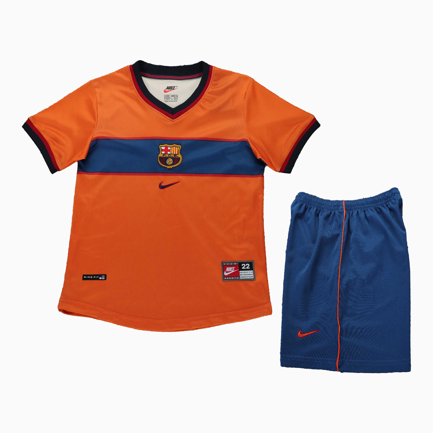TKH-turbokithub-Retro Barcelona 1998-99 Third Kids Kit