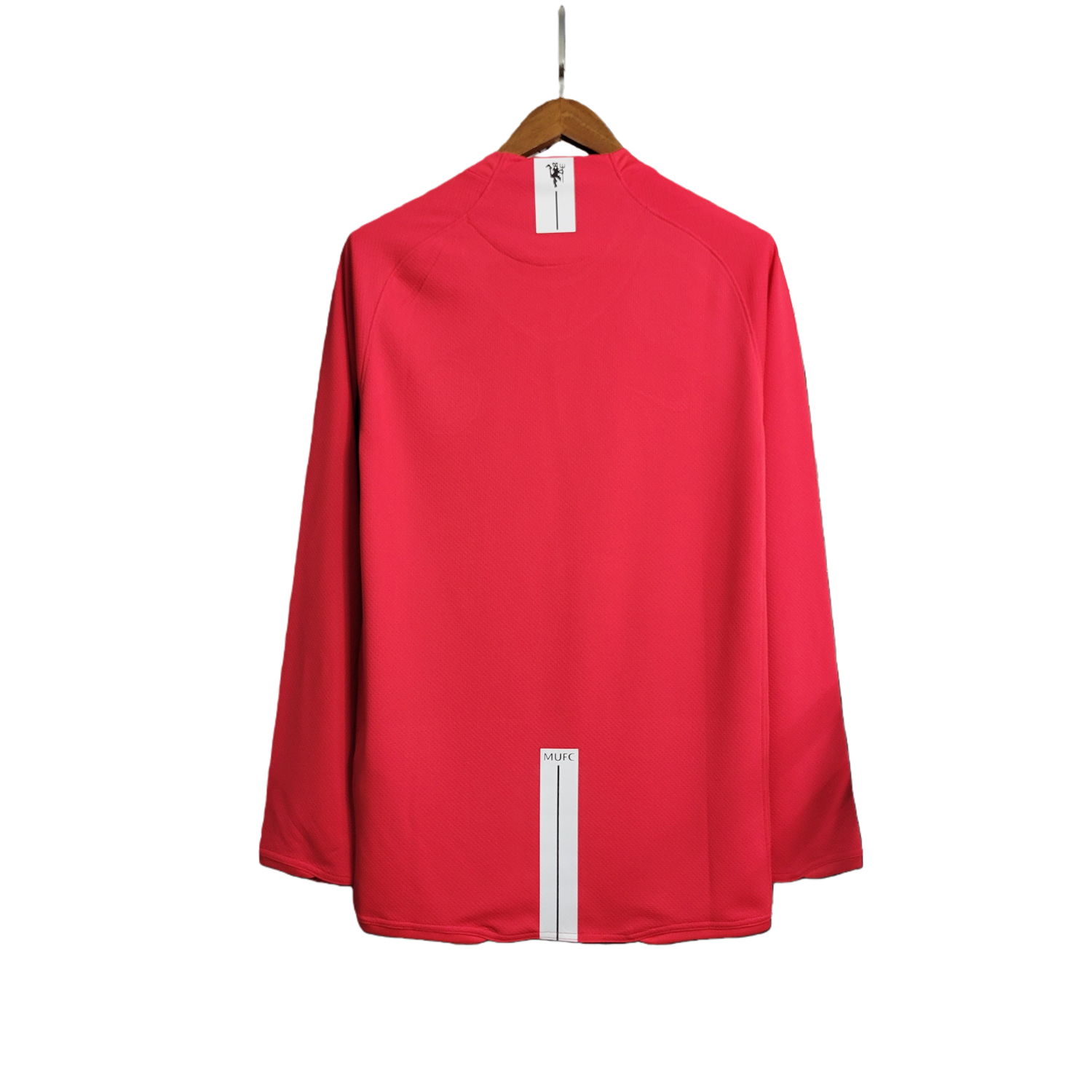 TKH-turbokithub-Retro Manchester United 07-08 Home Long Sleeve Jersey