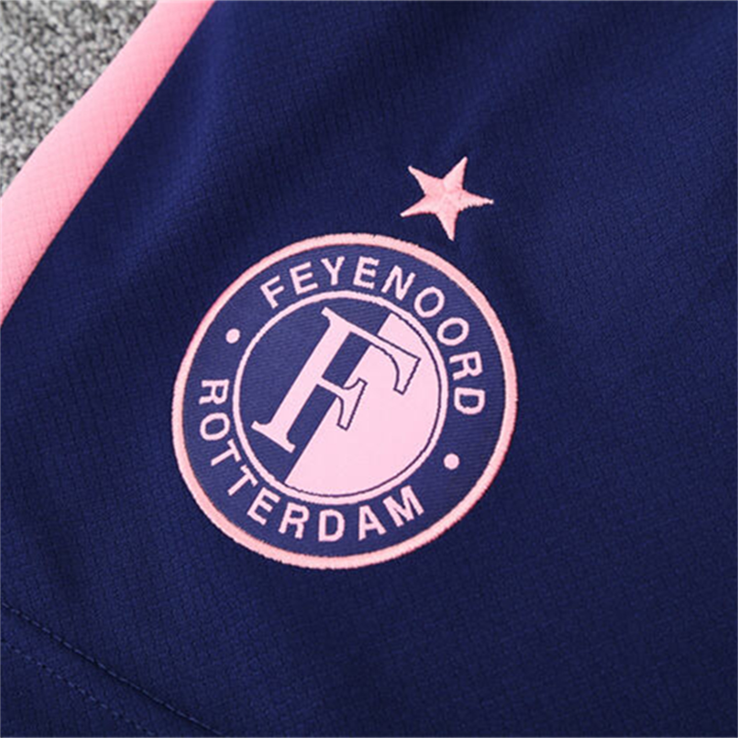 TKH-turbokithub-Feyenoord 25-26 Kids Short-Sleeve Training Set - Royal Blue Top & Royal Blue Shorts