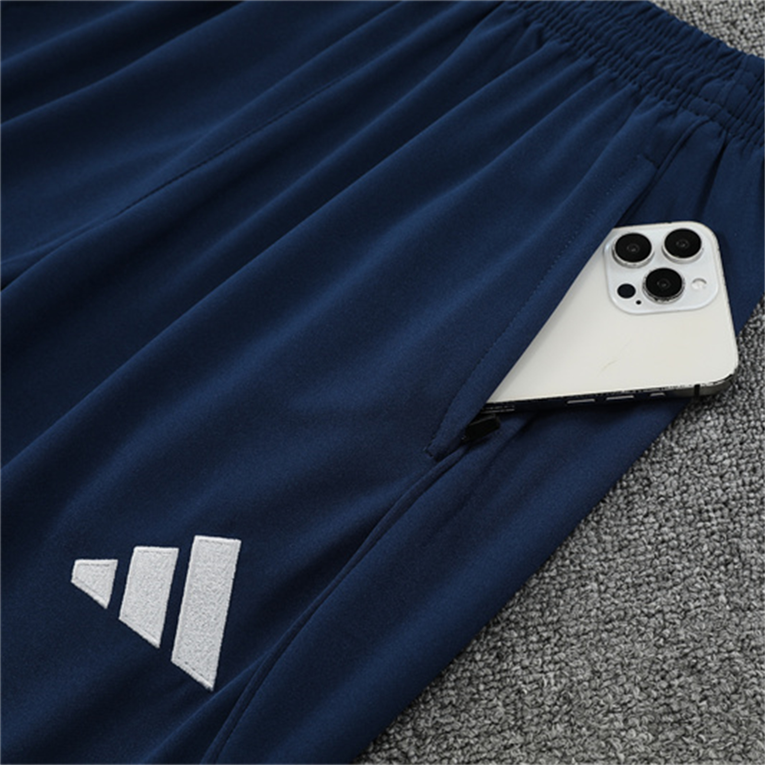 TKH-turbokithub-Arsenal 25-26 Long Sleeves Training Set - Light Grey Top & Blue Pants