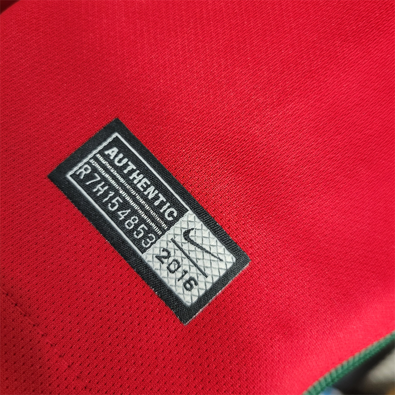TKH-turbokithub-Retro Portugal 16-17 Home Stadium Long Sleeve Jersey