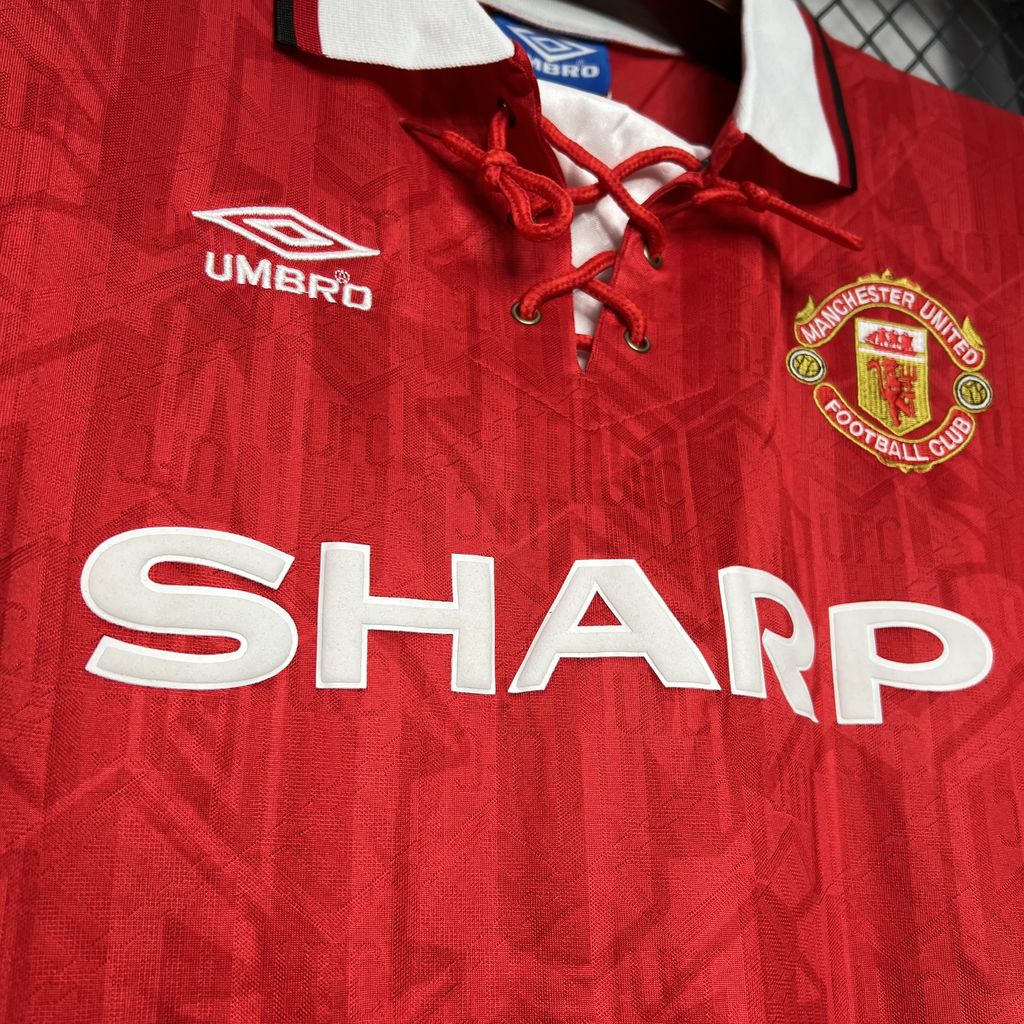 TKH-turbokithub-Retro Manchester United 92-94 Home Jersey