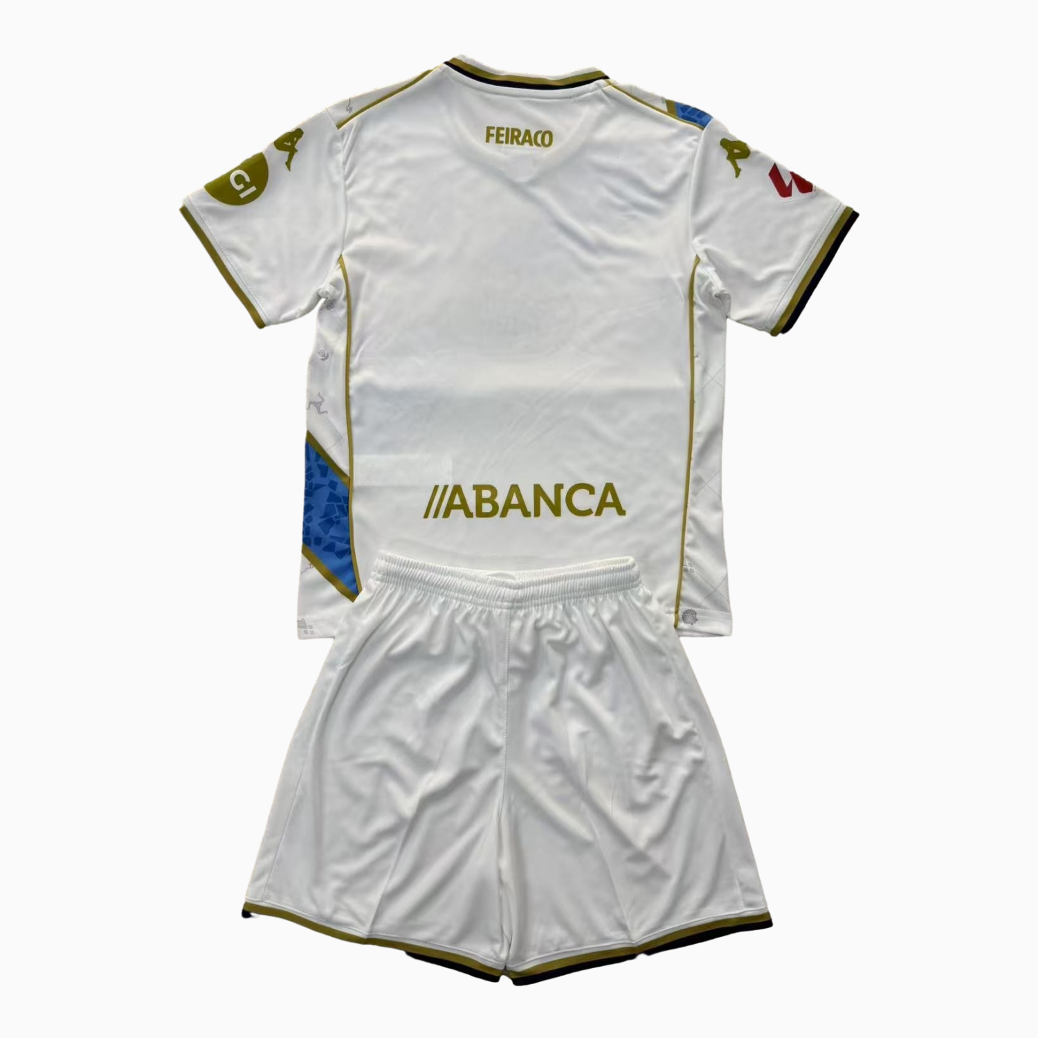 TKH-turbokithub-Deportivo de La Coruña 25-26 Third White Men's Adult Jersey Set - Fans Version
