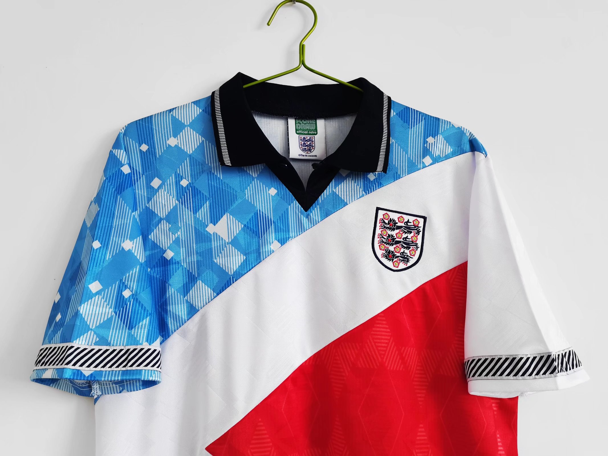 TKH-turbokithub-Retro England 1990 Three Color Jersey