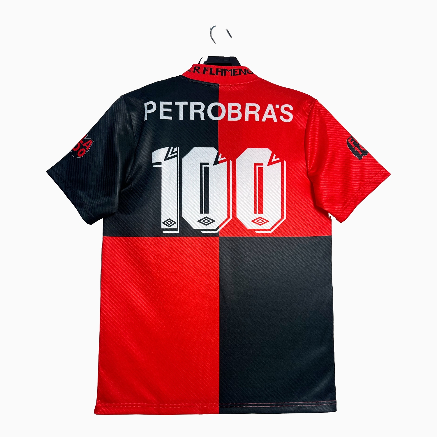 TKH-turbokithub-Retro Flamengo 1995 Centenary Anniversary Jersey with Printed Number 100