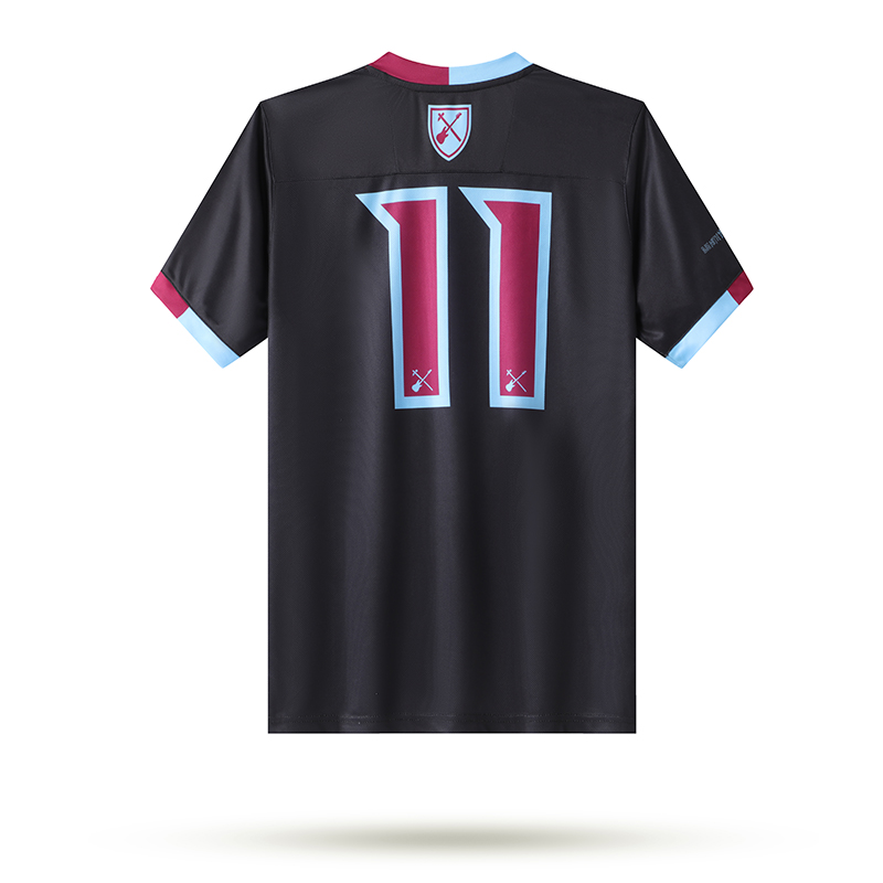 TKH-turbokithub-Iron Maiden x West Ham Black Special Edition Jersey - with 11 print