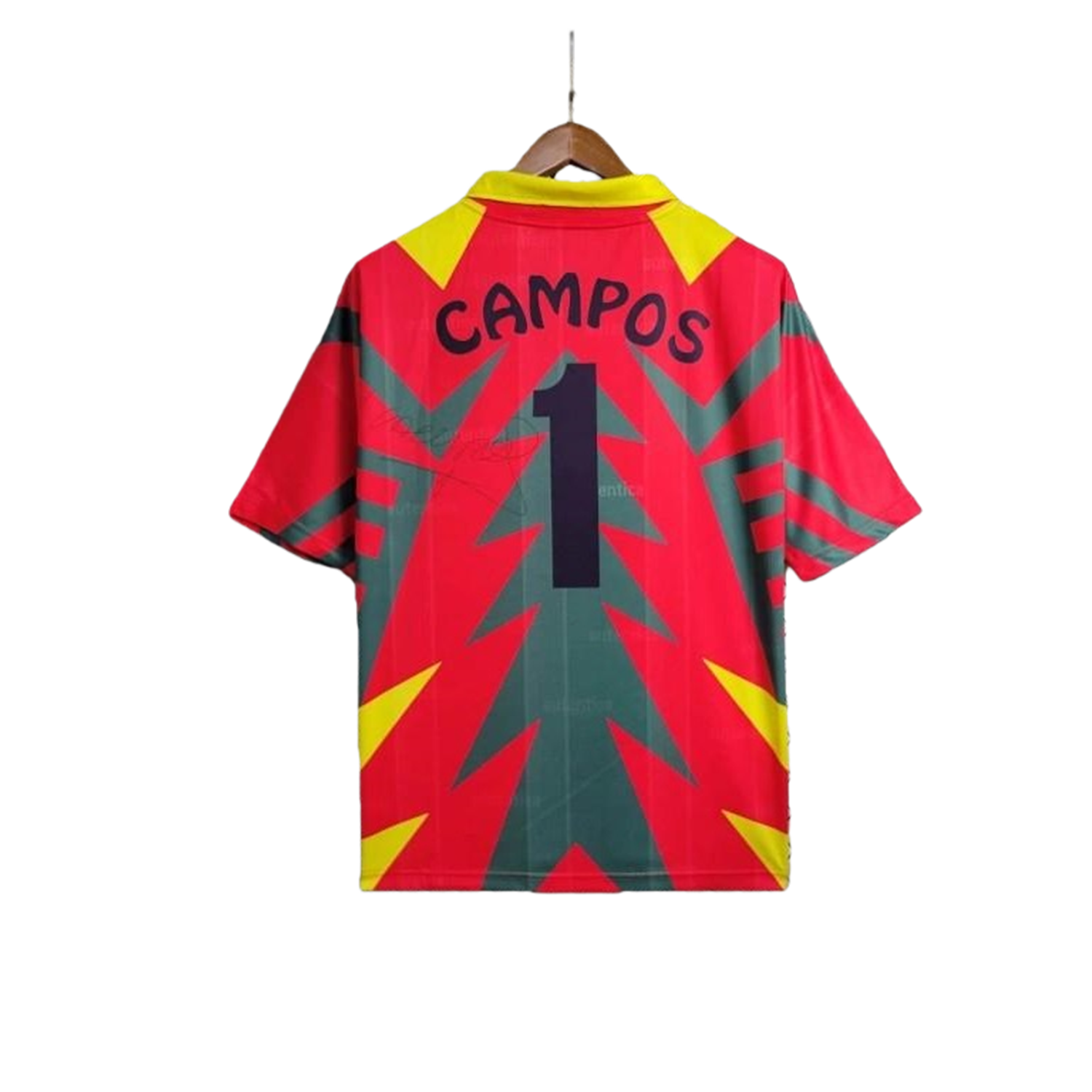 TKH-turbokithub-Retro Mexico 1998 World Cup Goalkeeper Red Jersey