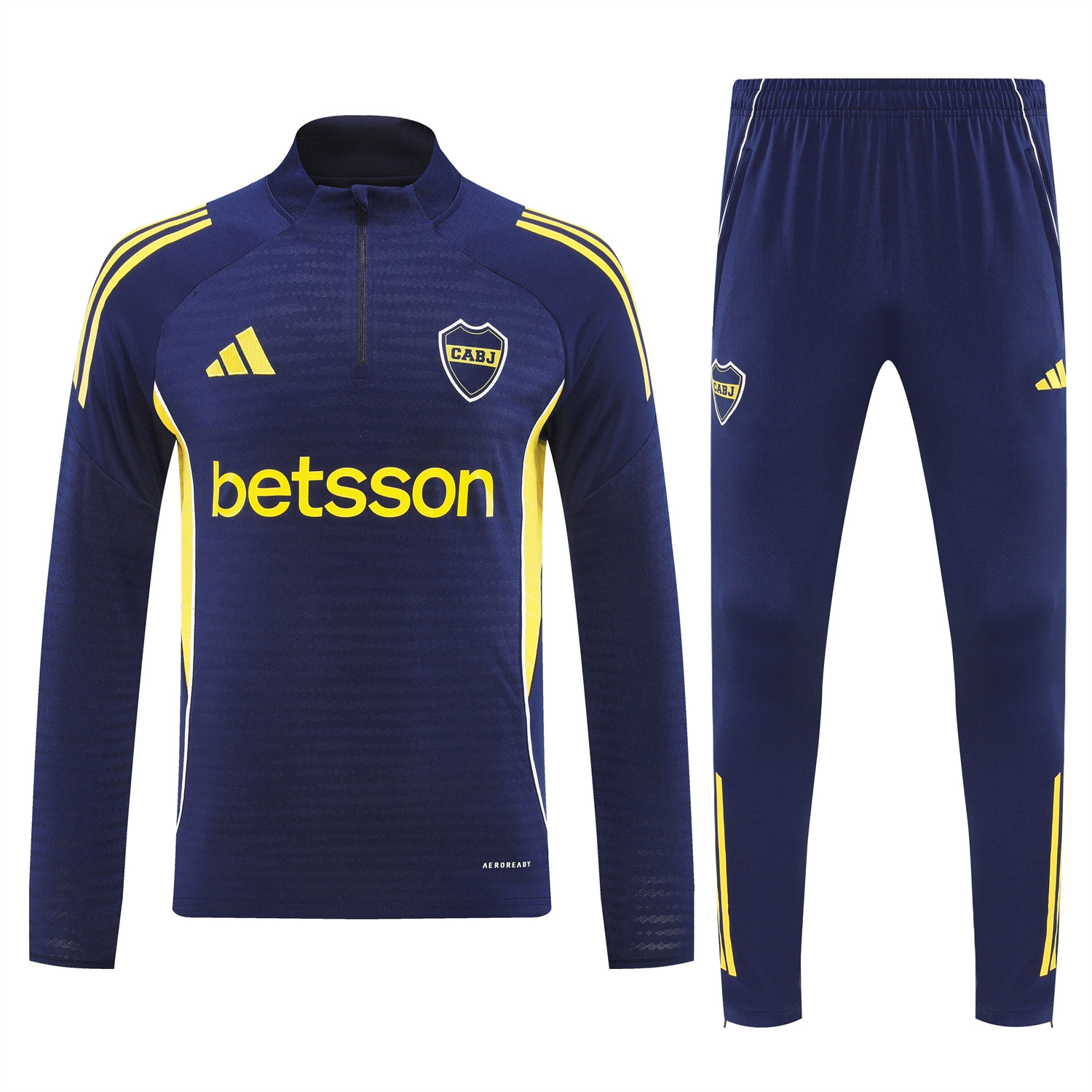 TKH-turbokithub-Boca Juniors 25-26 Long Sleeves Training Set - Royal Blue Top & Pants