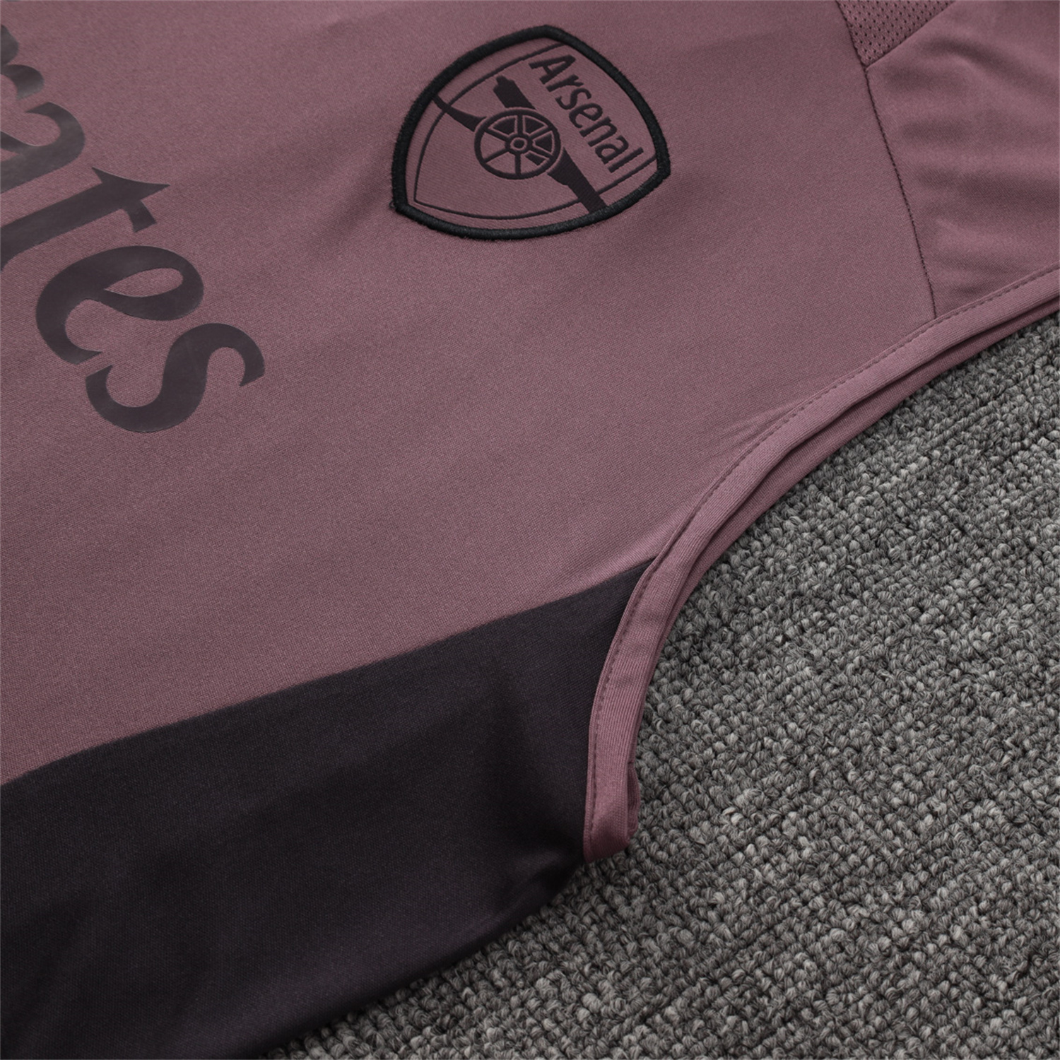 TKH-turbokithub-Arsenal 25-26 Vest Training Set - Purple Vest and Deep Purple Shorts