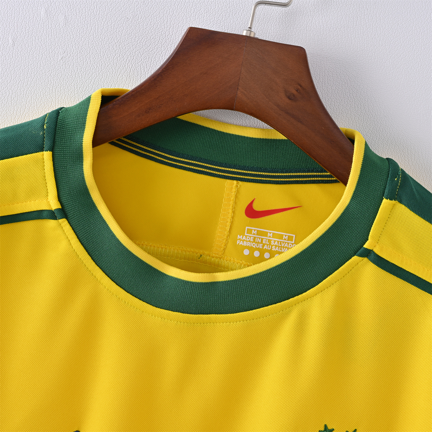 TKH-turbokithub-Retro Brazil 1998 Home Long Sleeves Jersey
