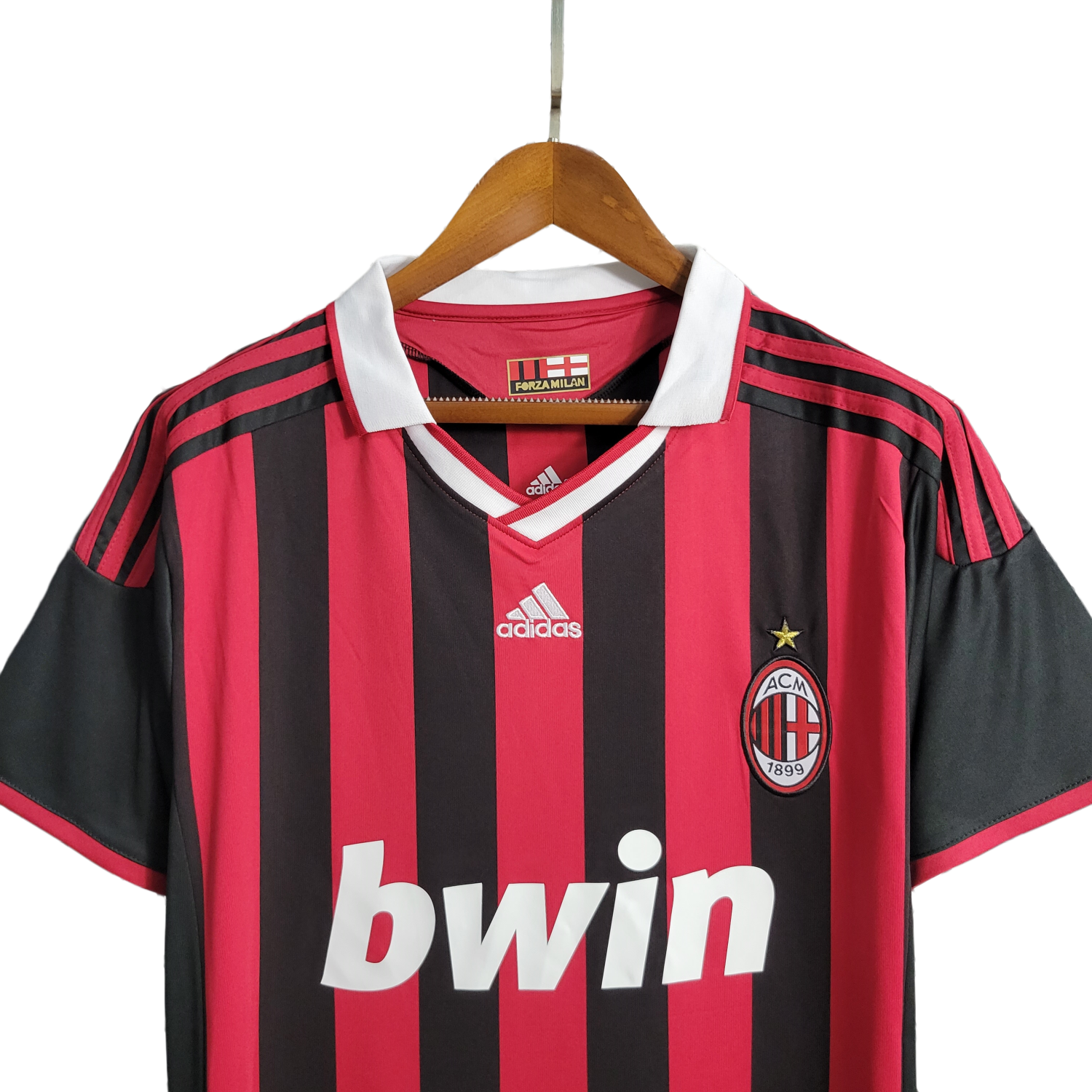 TKH-turbokithub-Retro AC Milan 2009-10 Home Stadium Jersey