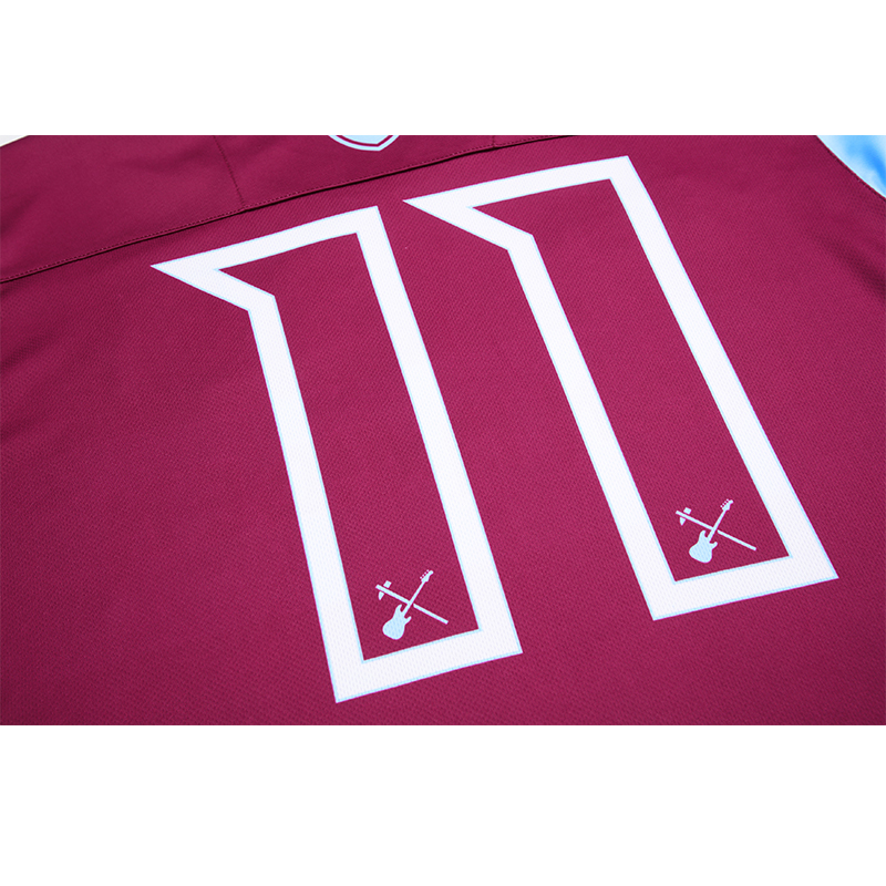 TKH-turbokithub-Iron Maiden x West Ham Home Special Edition Jersey - with 11 print