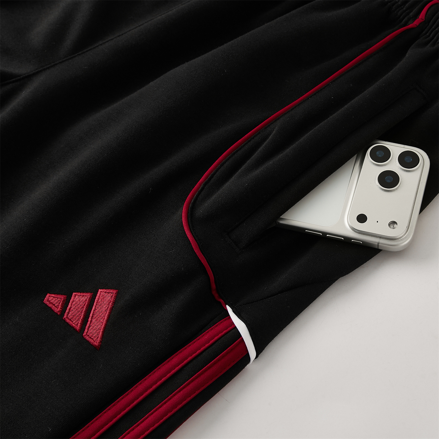 TKH-turbokithub-Liver.pool 25-26 Hooded Windbreaker Training Set - Black Top & Black Pants
