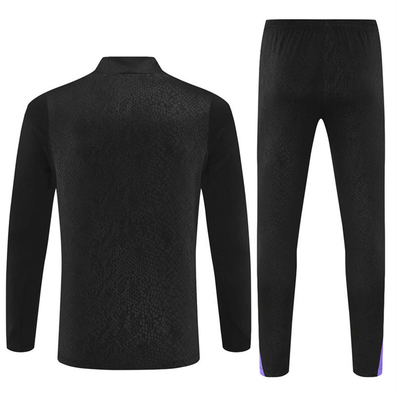 TKH-turbokithub-Barcelona 25-26 X KB Long Sleeve Training Set - Black Top & Black Pants