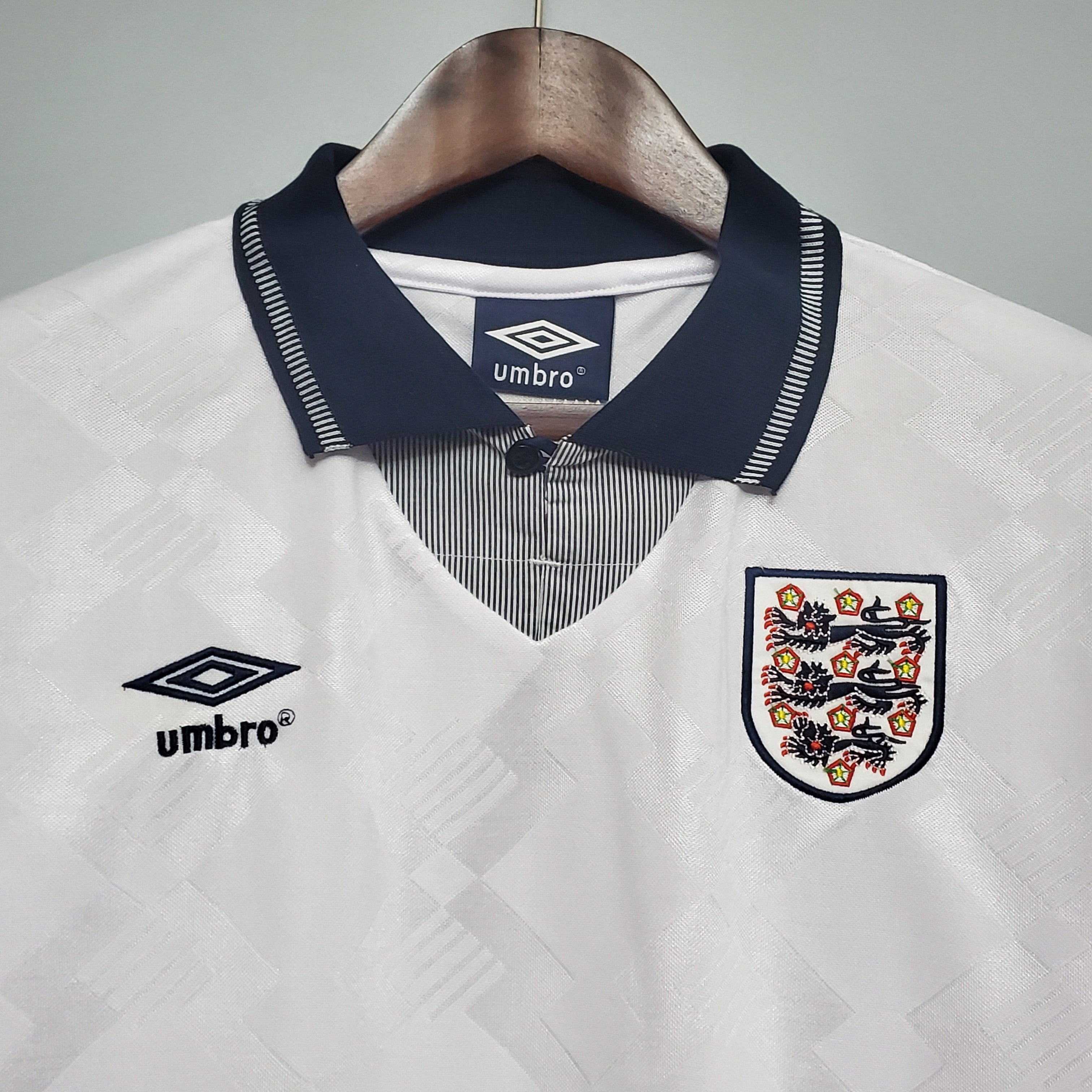 TKH-turbokithub-Retro England 1990 Home Stadium Jersey