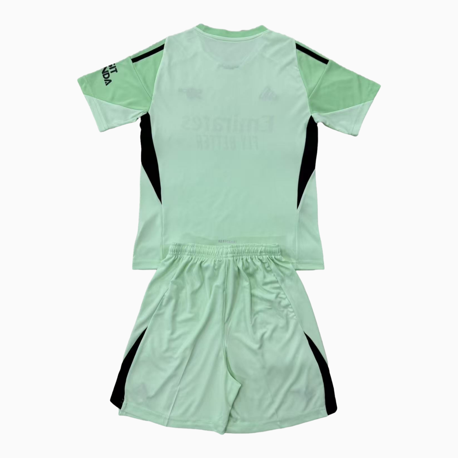 TKH-turbokithub-Arsenal 25-26 Light Green Goalkeeper Kids Kit