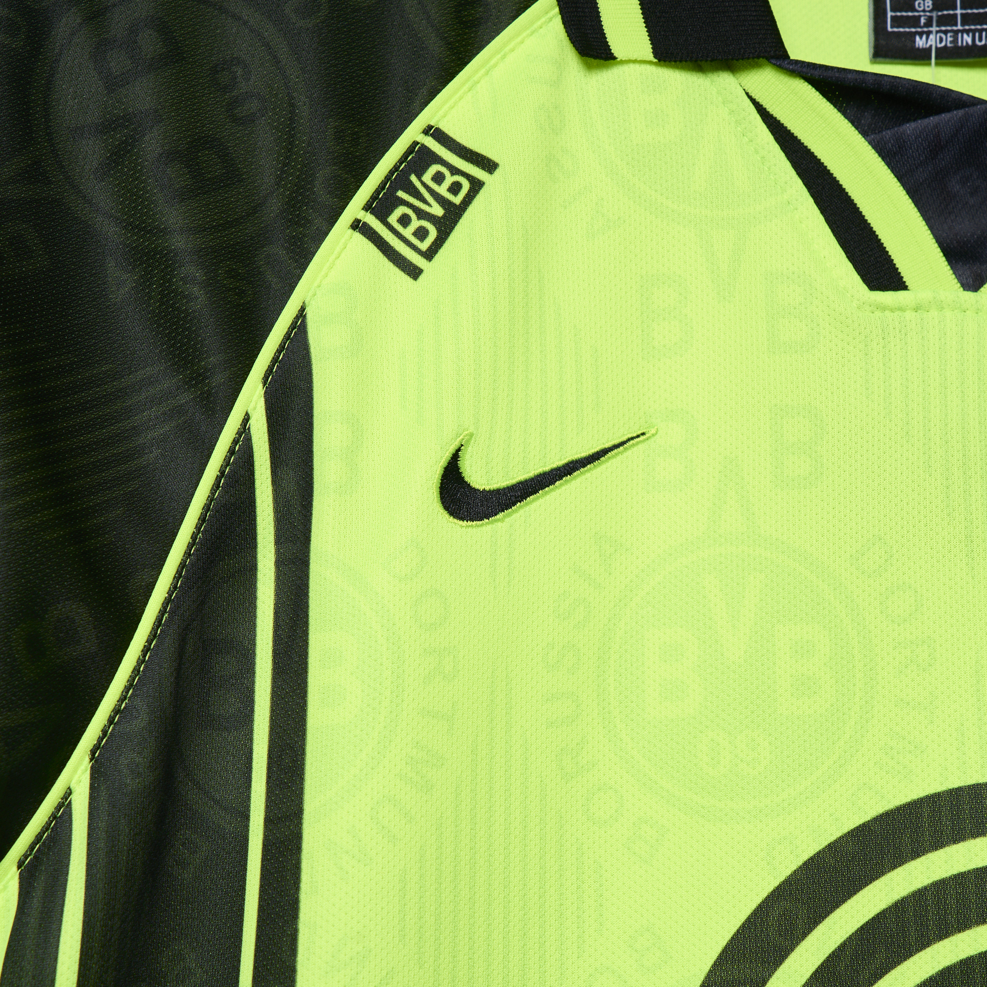 TKH-turbokithub-Retro Dortmund 1996-97 European Home Jersey