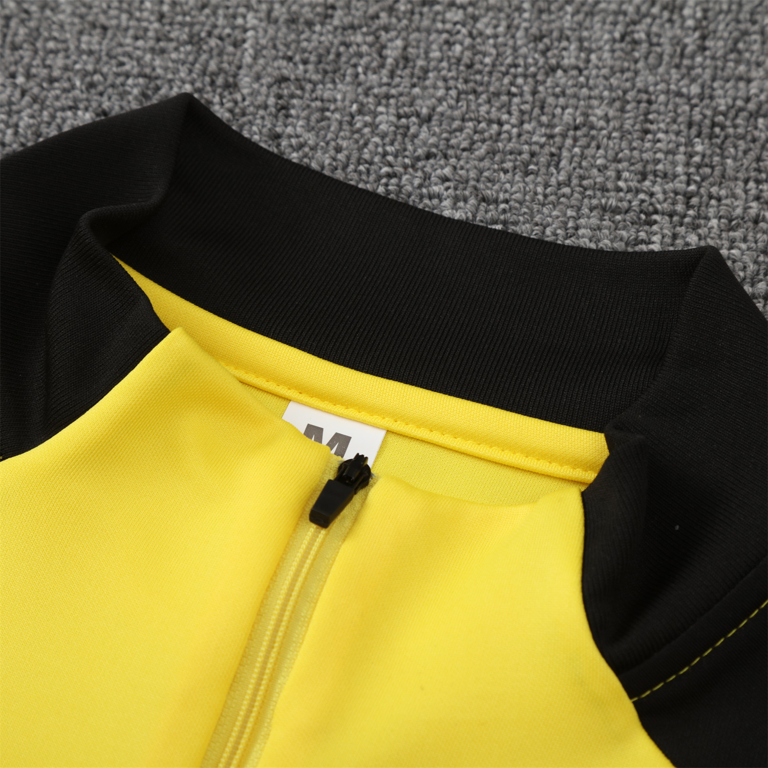 TKH-turbokithub-Atletico Mineiro 25-26 Long Sleeve Training Set - Yellow Top & Black Pants