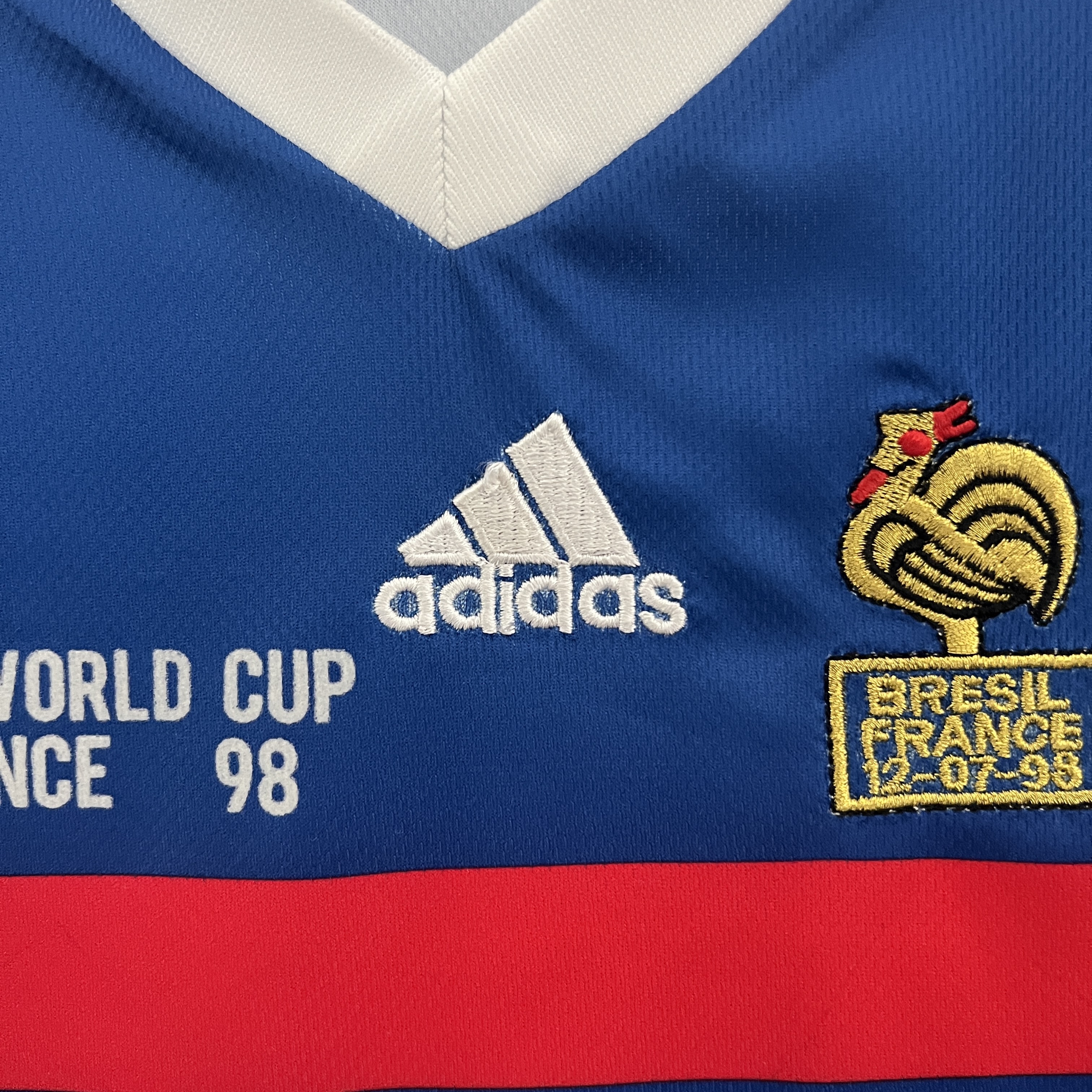 TKH-turbokithub-Retro France 1998 Home Stadium Kids Kit