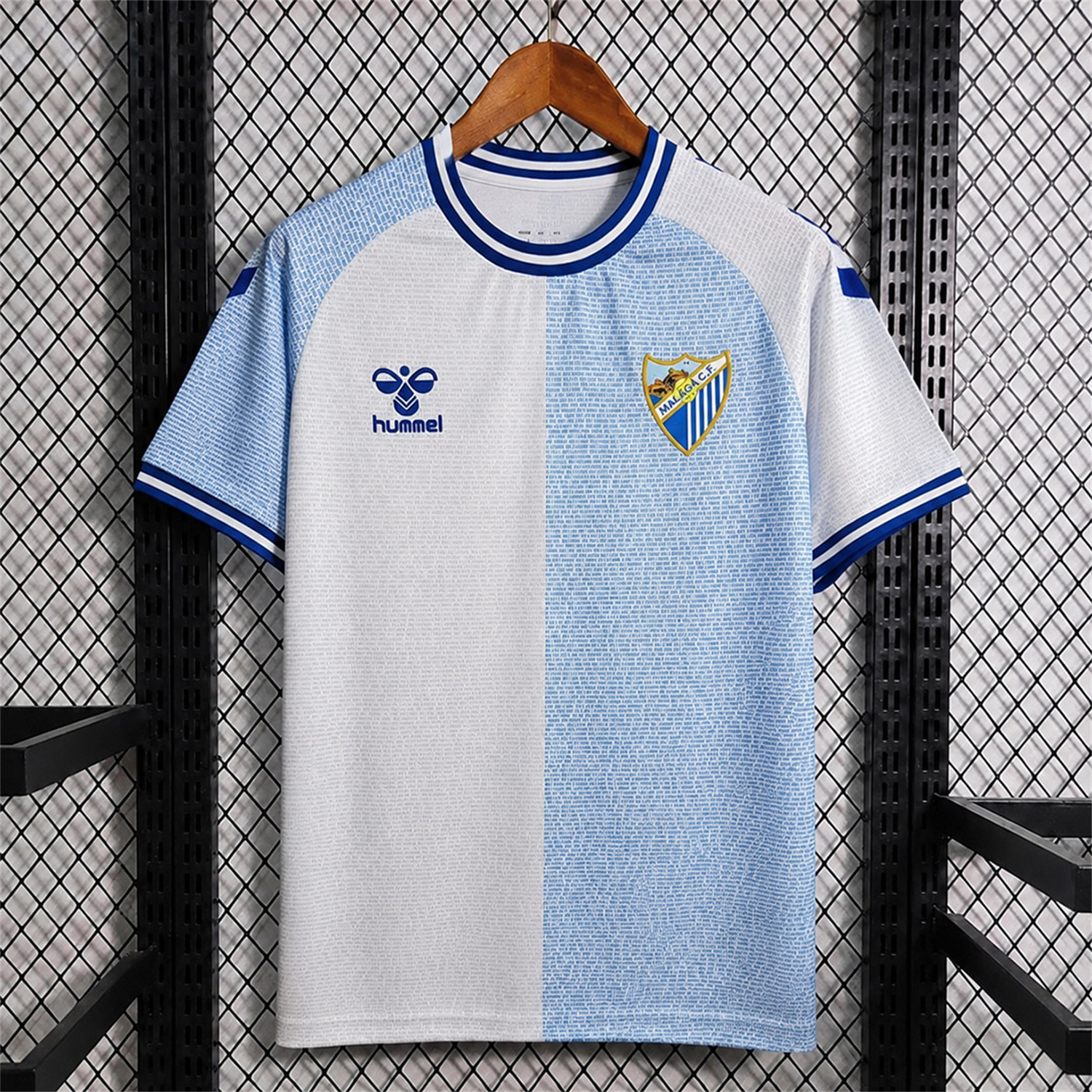 TKH-turbokithub-Malaga 26-27 White And Light Blue Special Jersey - Fans Version