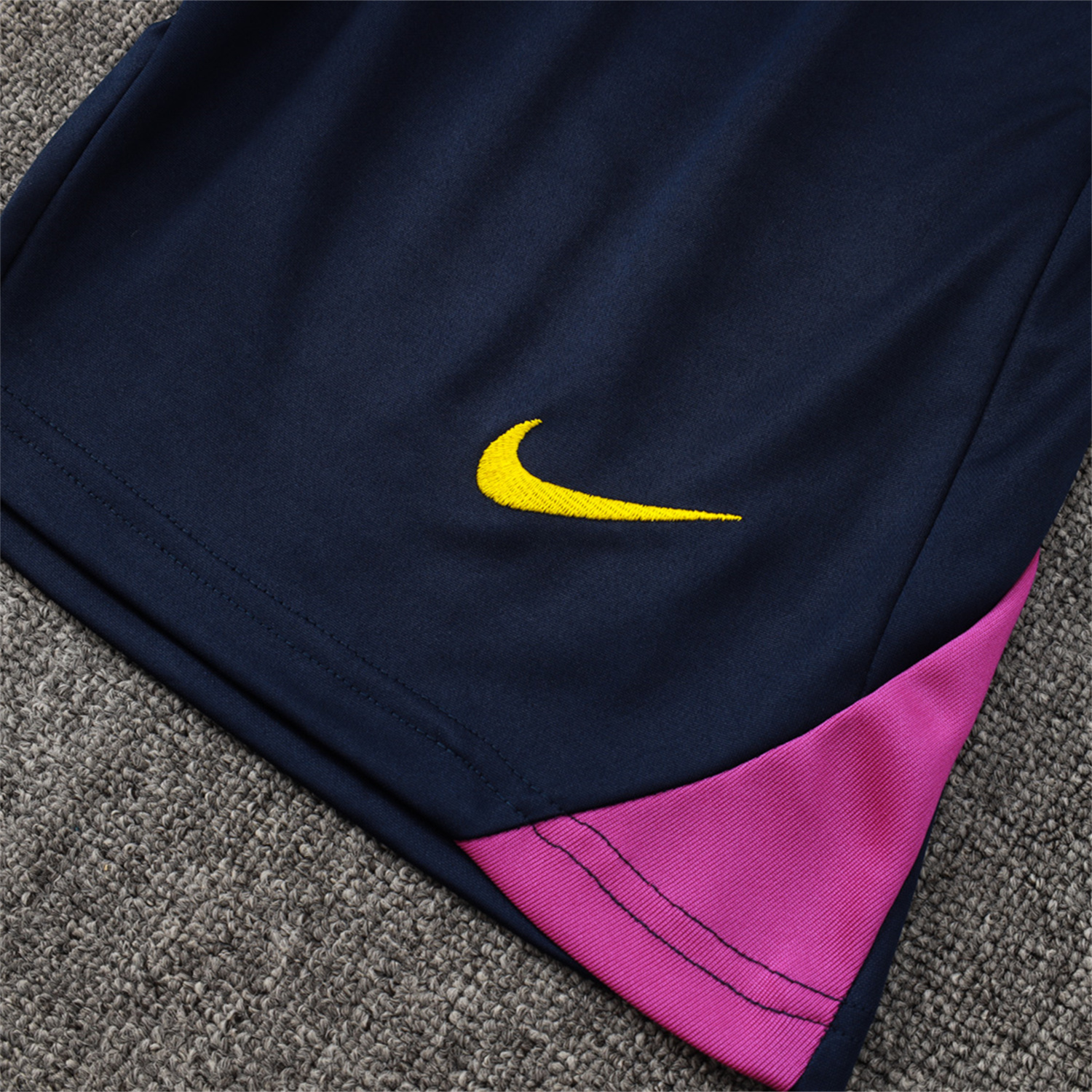 TKH-turbokithub-Barcelona 25-26 Vest Training Set - Deep Blue Black Vest and Shorts
